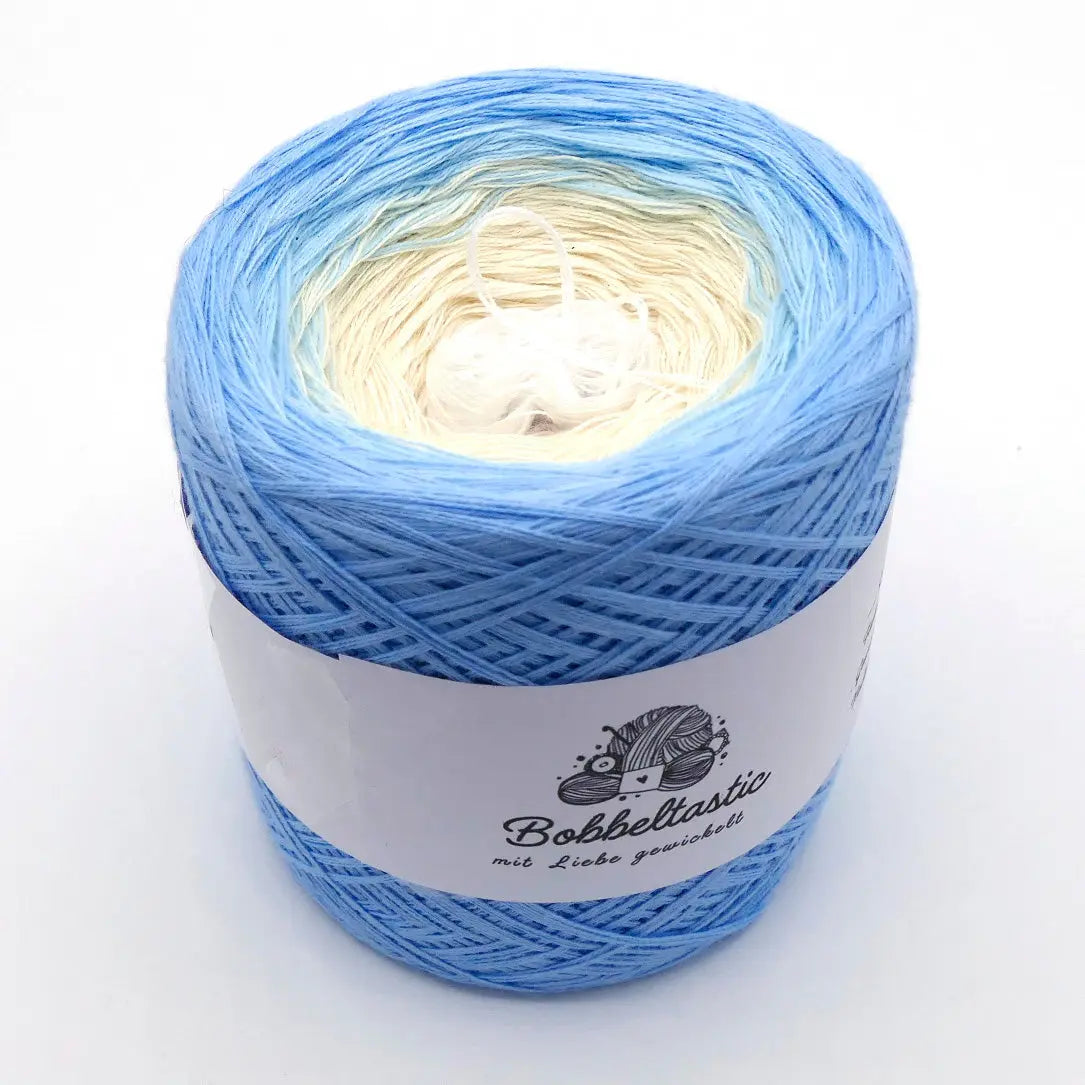 Bobbel Farbverlaufsgarn Gletschereis Bobbeltastic