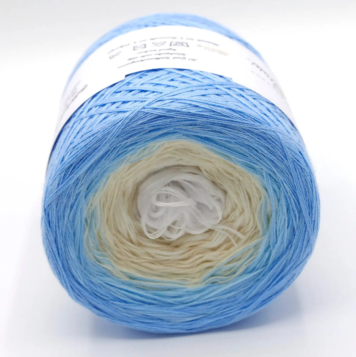Bobbel Farbverlaufsgarn Gletschereis Bobbeltastic