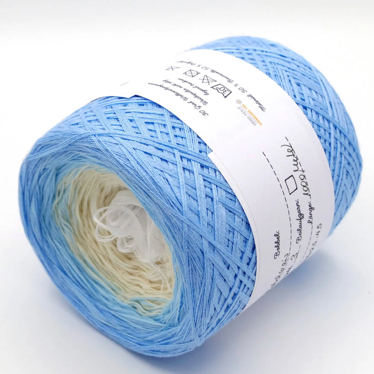 Bobbel Farbverlaufsgarn Gletschereis Bobbeltastic