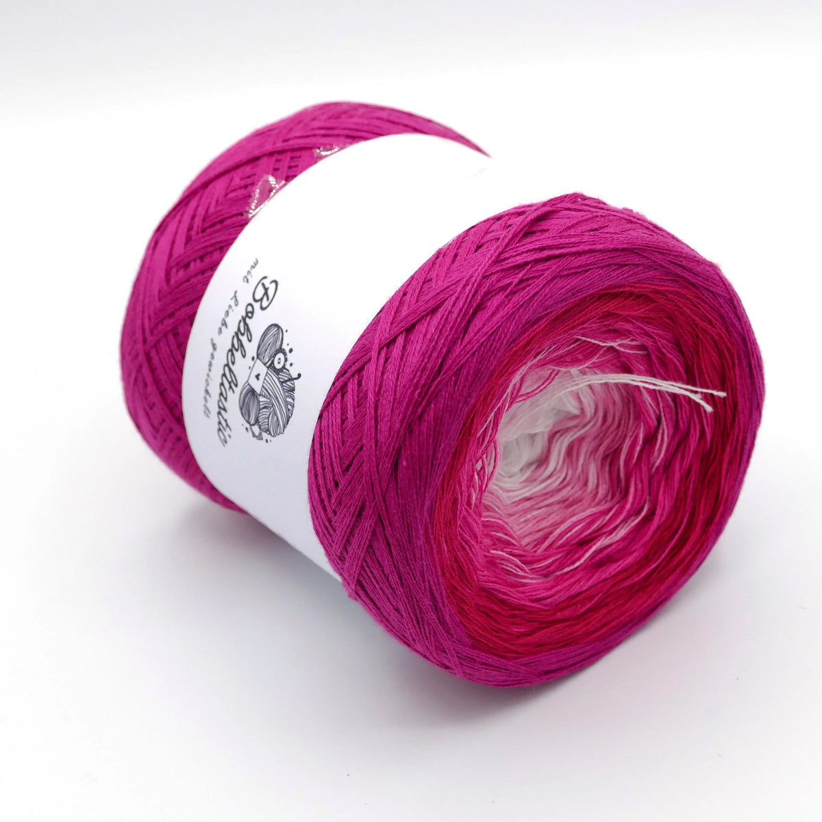 Bobbel Farbverlaufsgarn Ombre Pink Bobbeltastic
