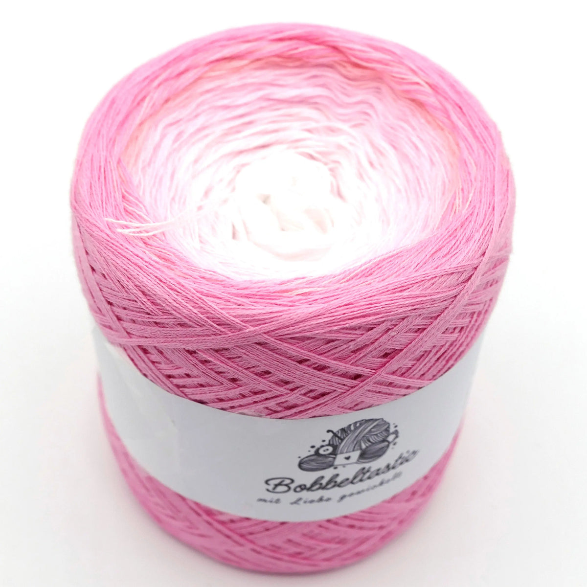 Bobbel Farbverlaufsgarn Ombre Rosa Bobbeltastic