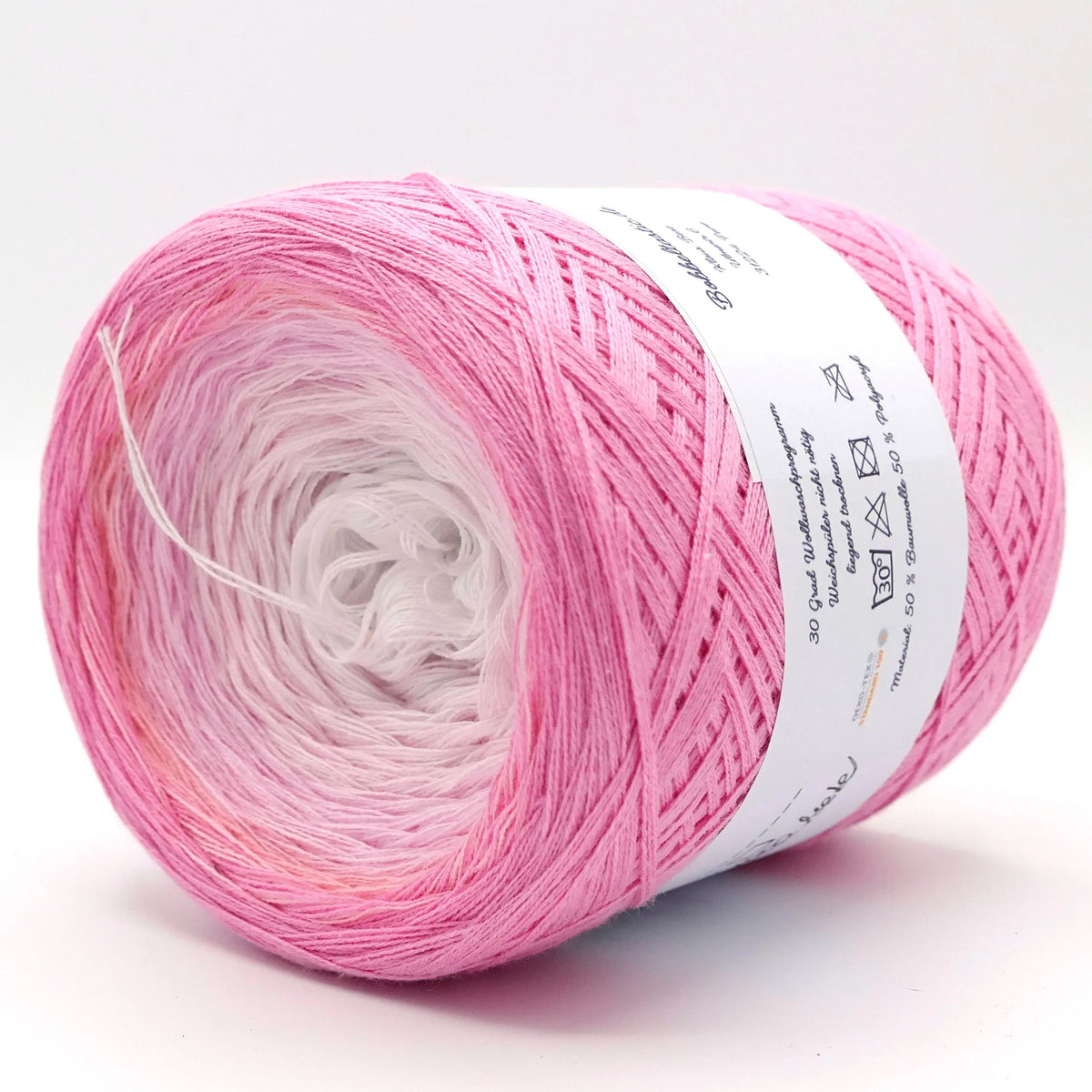 Bobbel Farbverlaufsgarn Ombre Rosa Bobbeltastic
