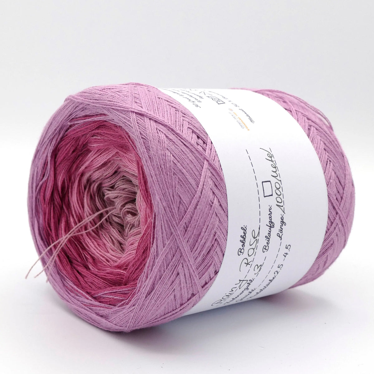 Bobbel Farbverlaufsgarn Rainy Rose Bobbeltastic