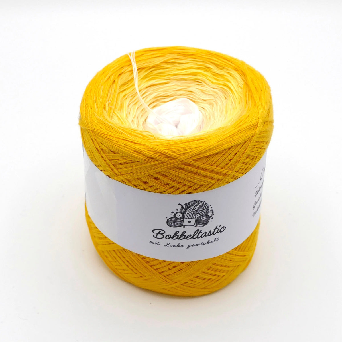 Bobbel Farbverlaufsgarn Ombre Gelb Bobbeltastic