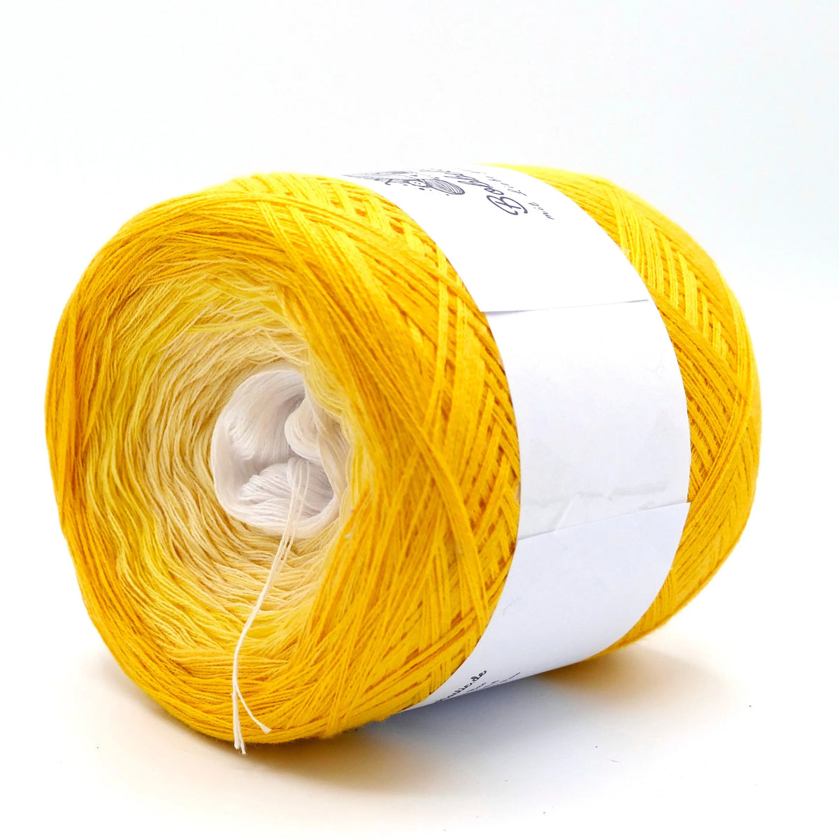 Bobbel Farbverlaufsgarn Ombre Gelb Bobbeltastic