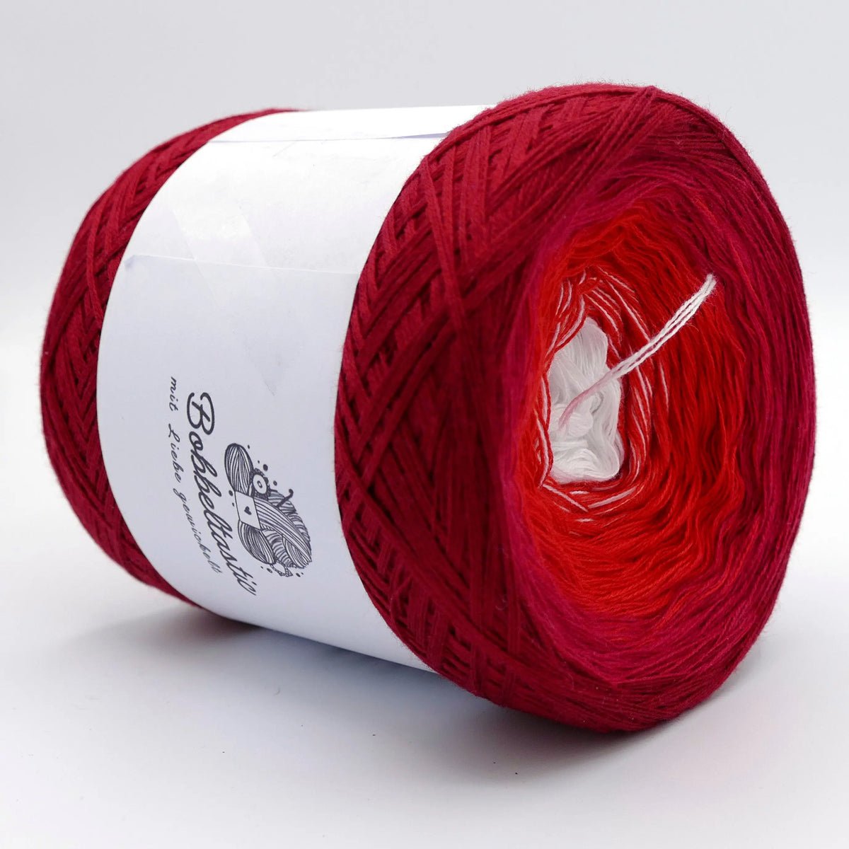 Bobbel Farbverlaufsgarn Ombre Rot Bobbeltastic
