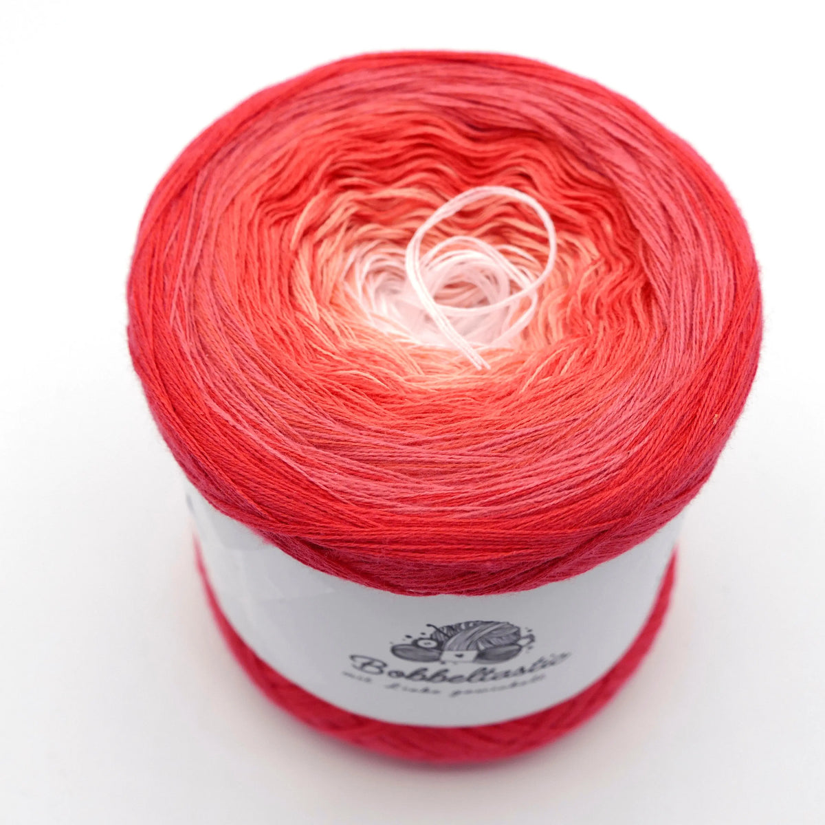 Bobbel Farbverlaufsgarn Ombre Lachs Bobbeltastic