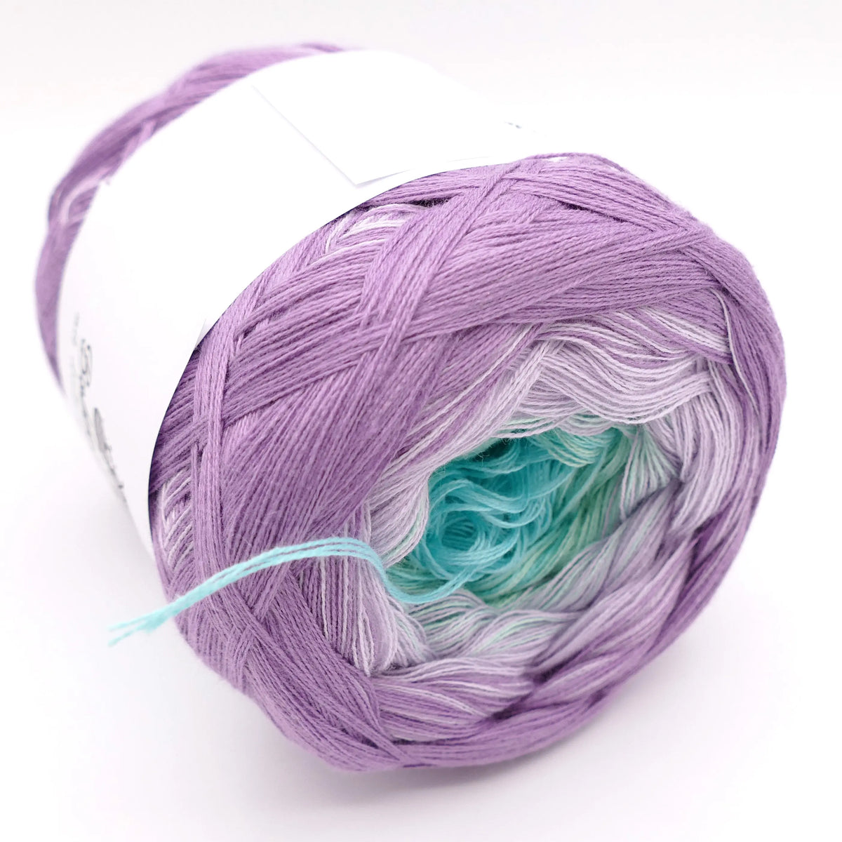 Bobbel Farbverlaufsgarn Lavendel Minze Bobbeltastic