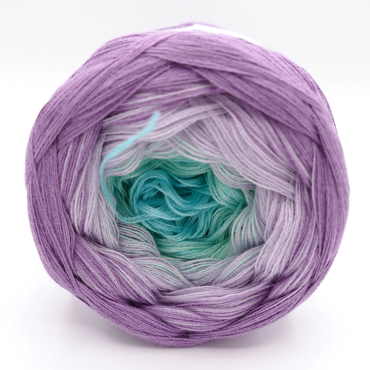 Bobbel Farbverlaufsgarn Lavendel Minze Bobbeltastic