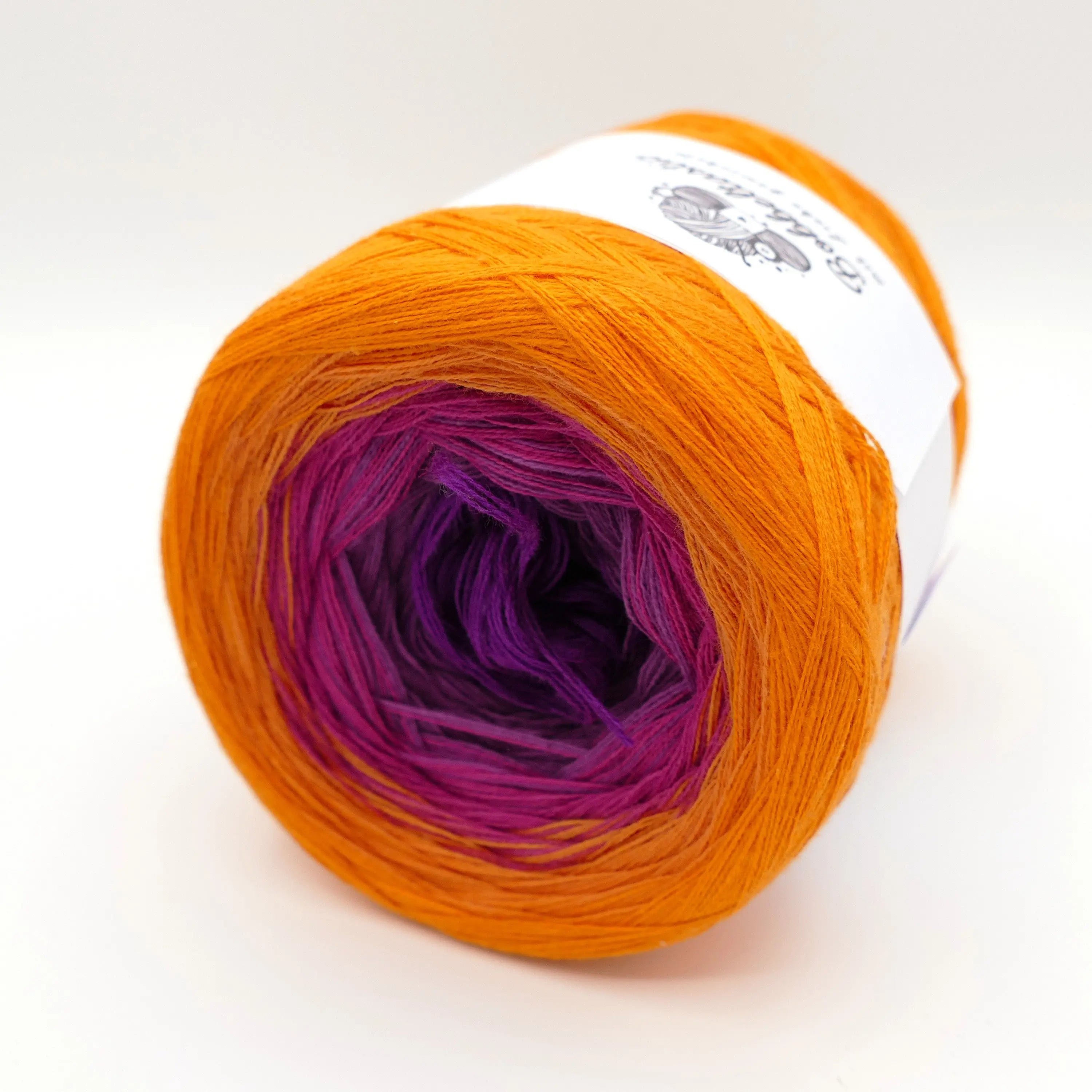 Bobbel Farbverlaufsgarn Veilchen Mango Bobbeltastic