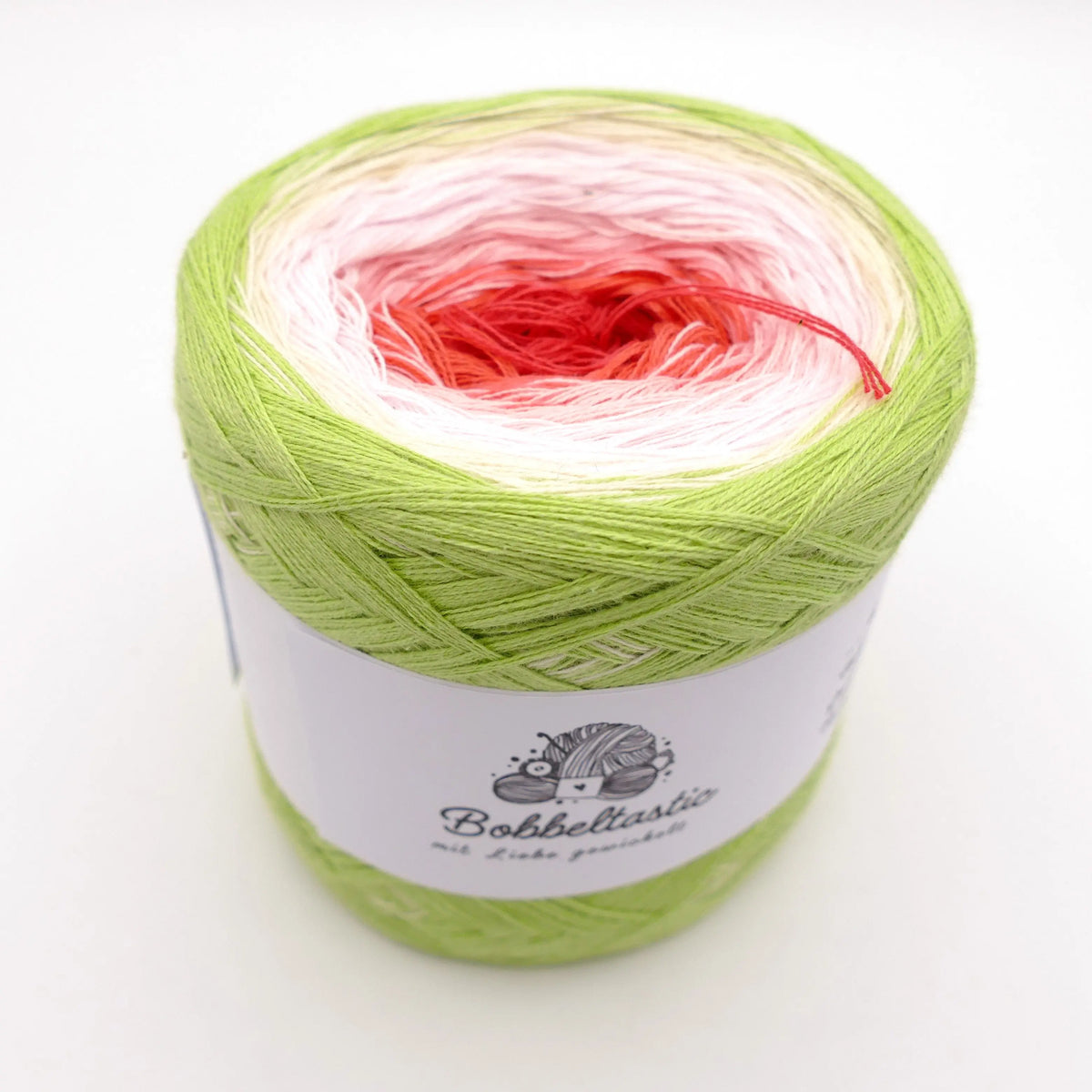 Bobbel Farbverlaufsgarn Watermelon Bobbeltastic