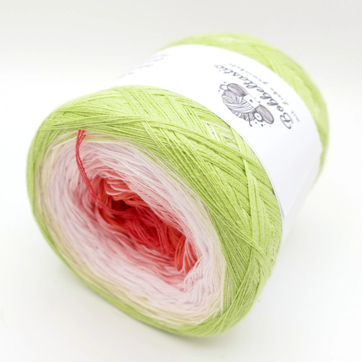 Bobbel Farbverlaufsgarn Watermelon Bobbeltastic