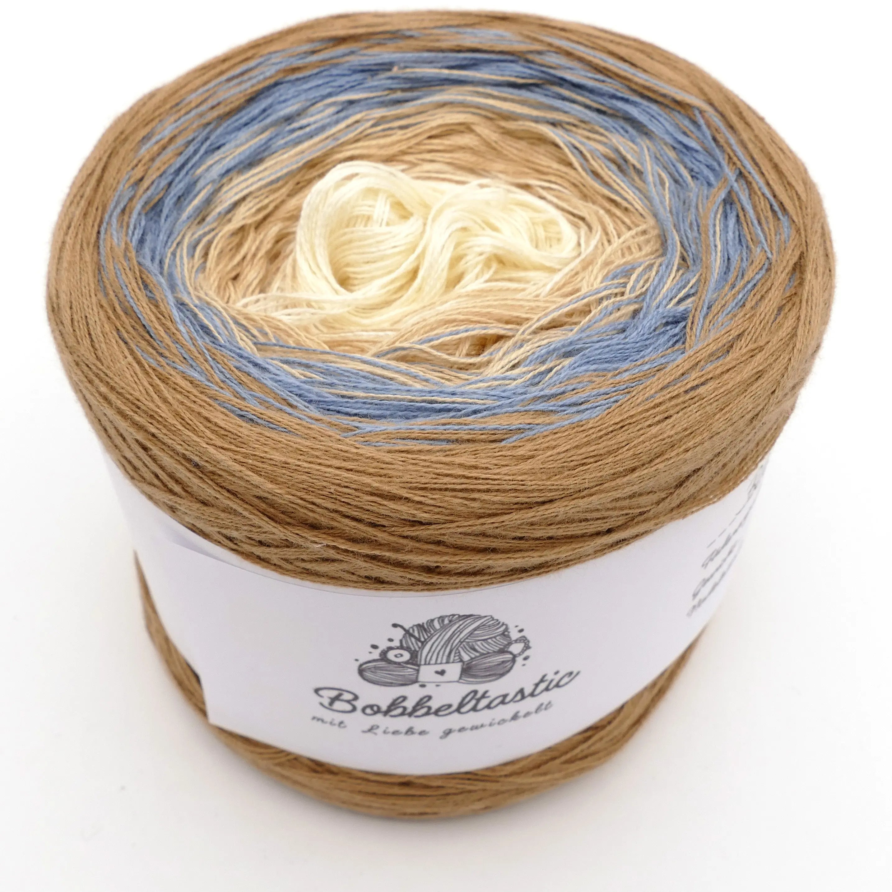 Bobbel Farbverlaufsgarn Blue Wood - Bobbeltastic