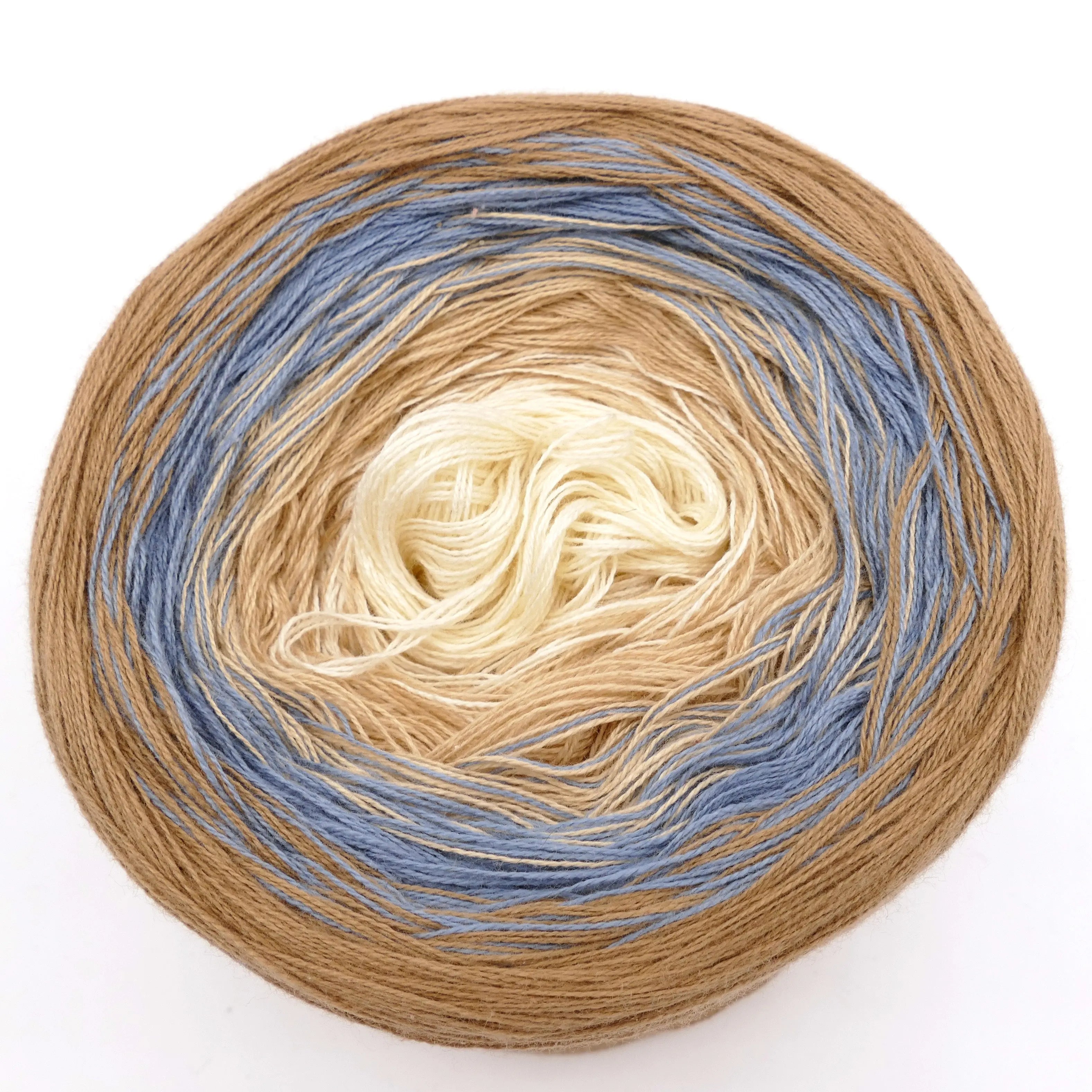 Bobbel Farbverlaufsgarn Blue Wood - Bobbeltastic