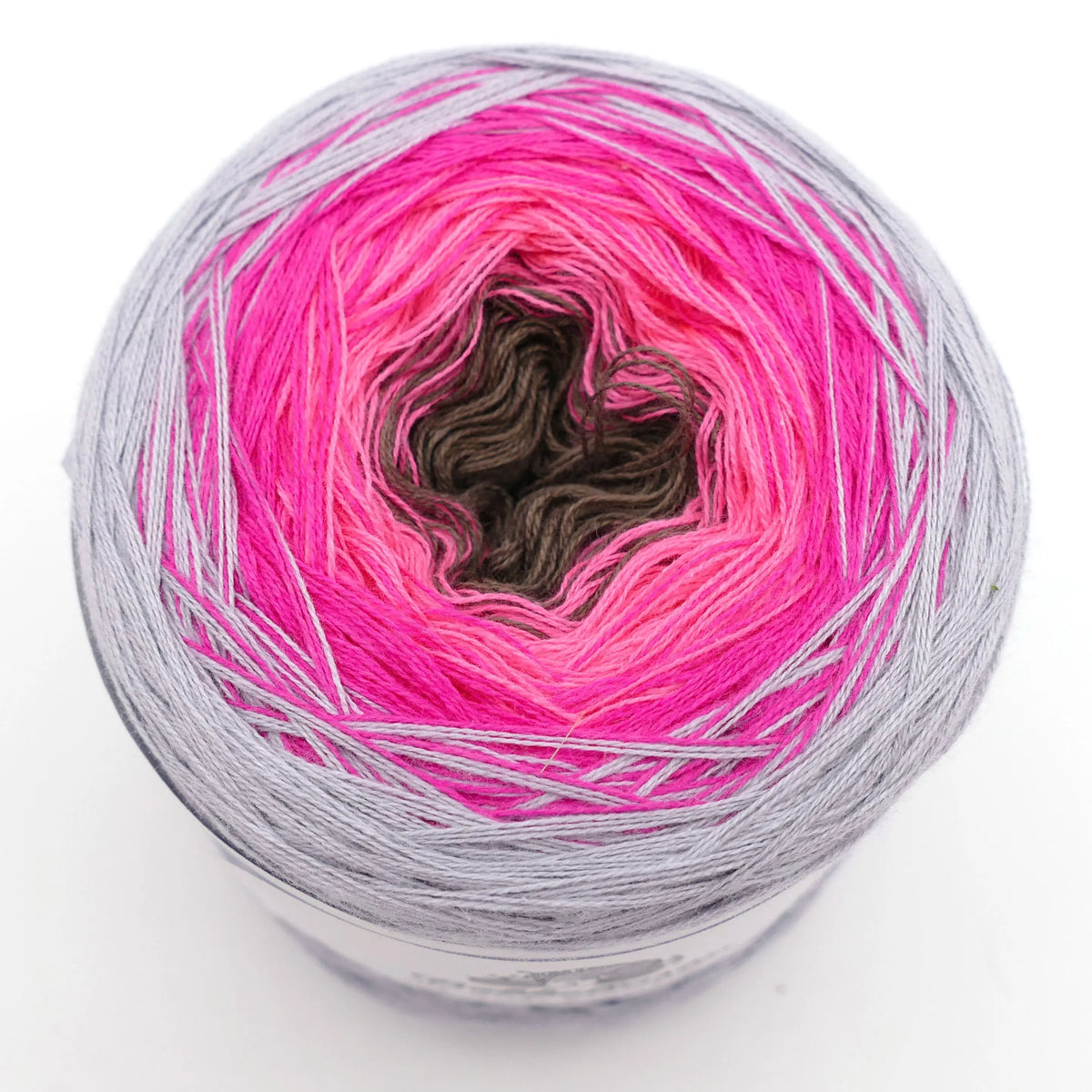 Bobbel Farbverlaufsgarn Pink on Grayday Bobbeltastic