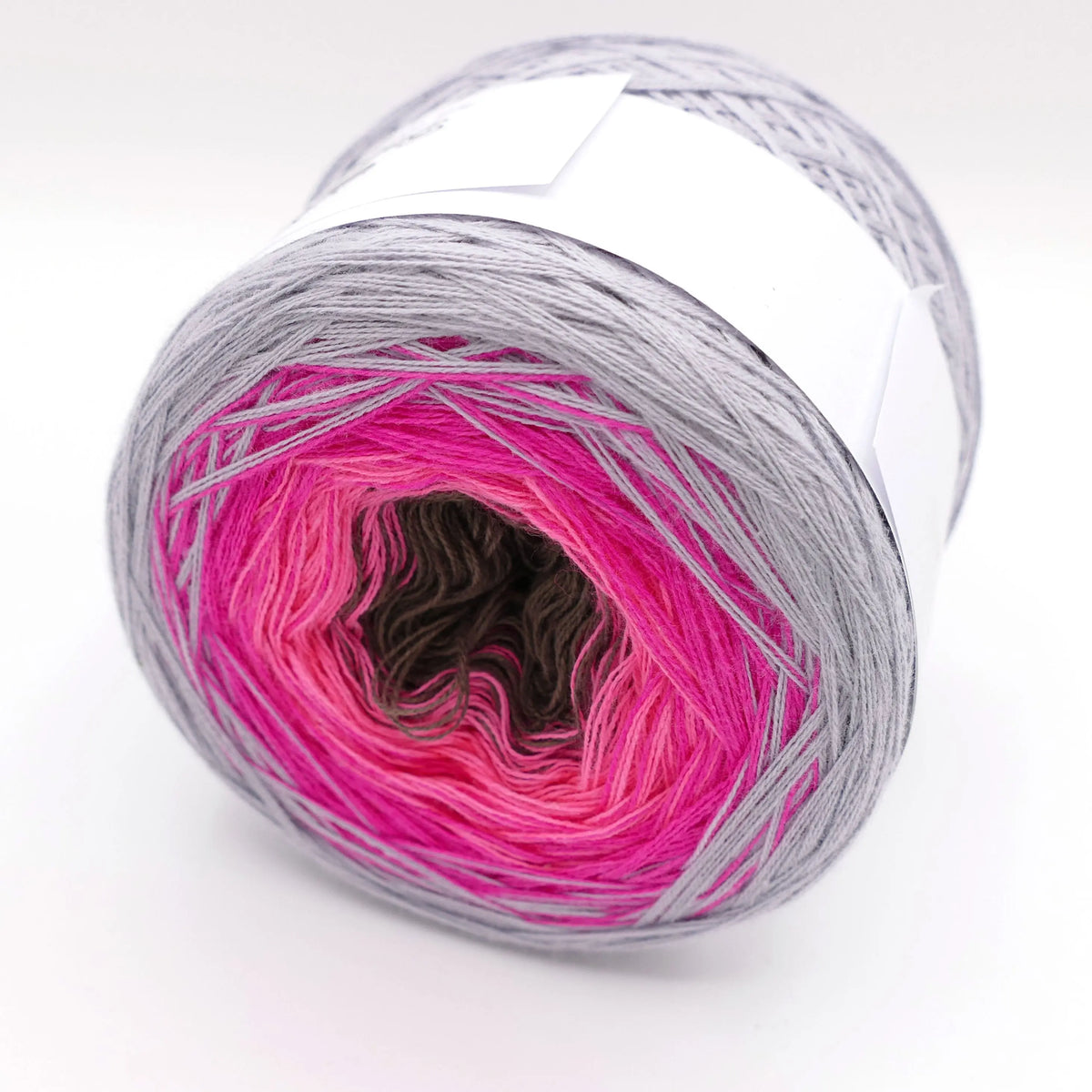 Bobbel Farbverlaufsgarn Pink on Grayday Bobbeltastic