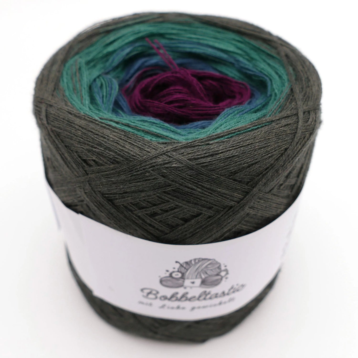 Bobbel Farbverlaufsgarn Emeralda Bobbeltastic