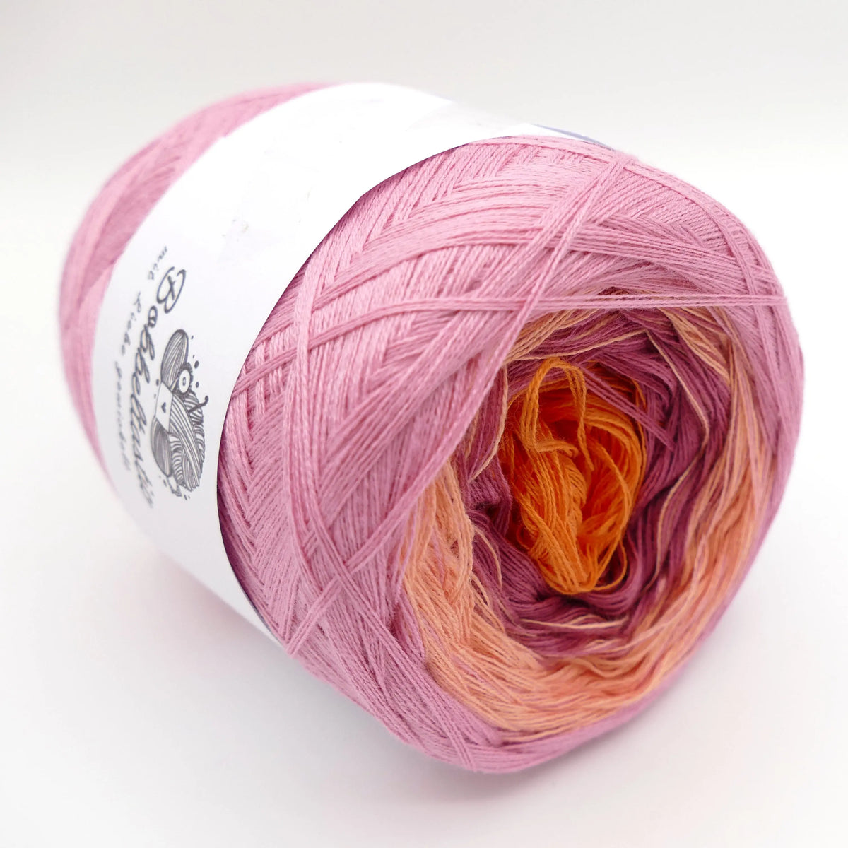 Bobbel Farbverlaufsgarn Edelrose Bobbeltastic