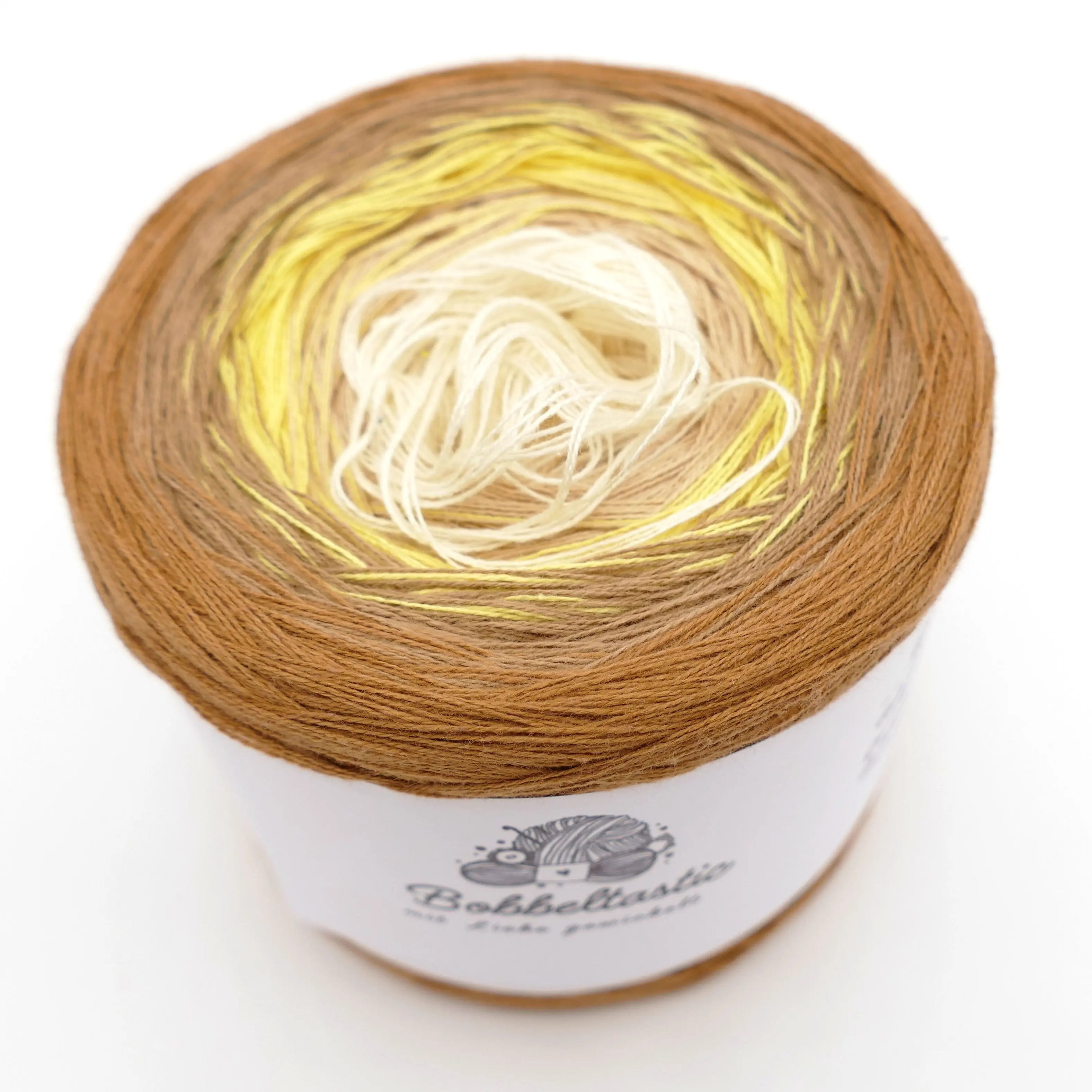 Bobbel Farbverlaufsgarn Yellow Wood - Bobbeltastic