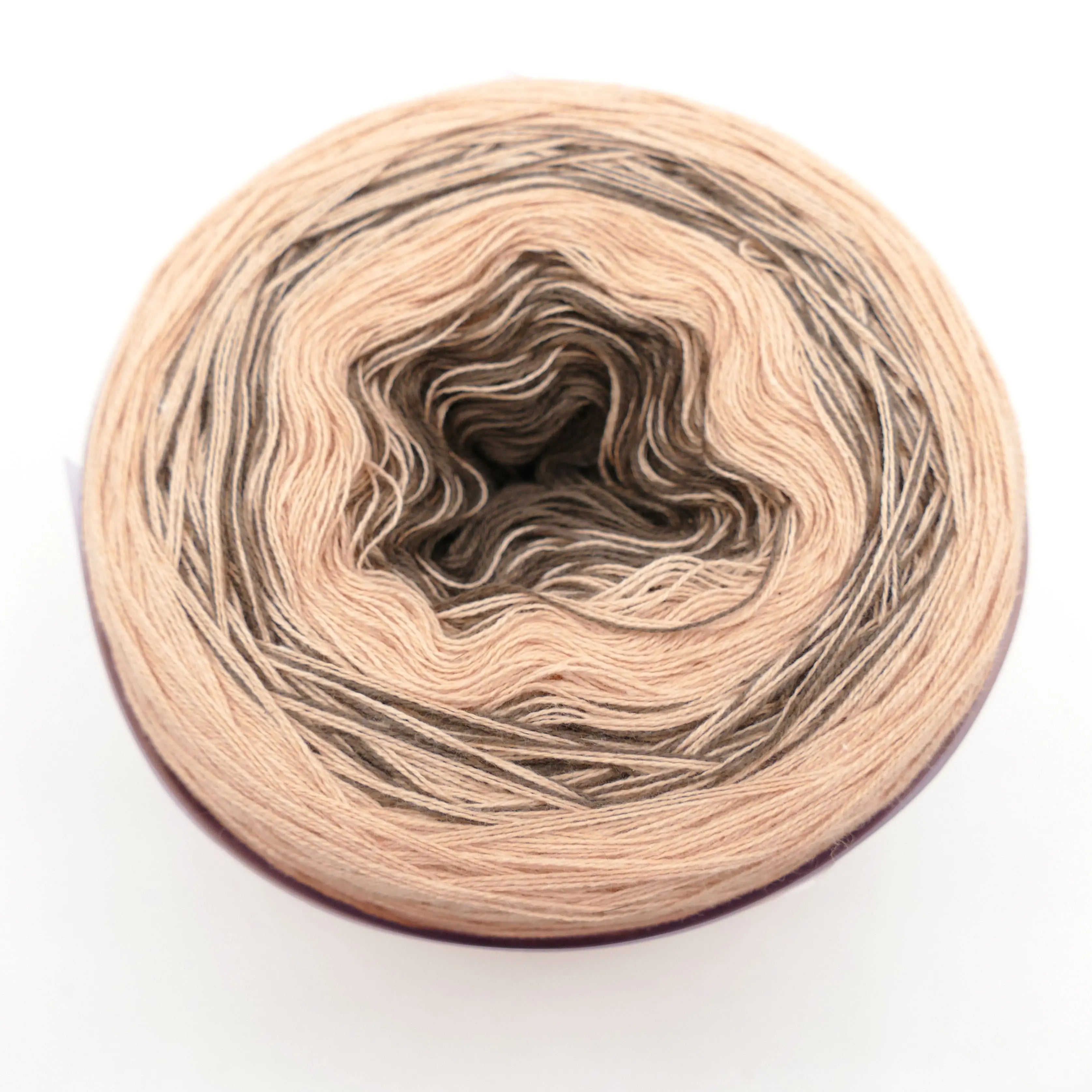 Bobbel Farbverlaufsgarn Pfirsichtee - Bobbeltastic