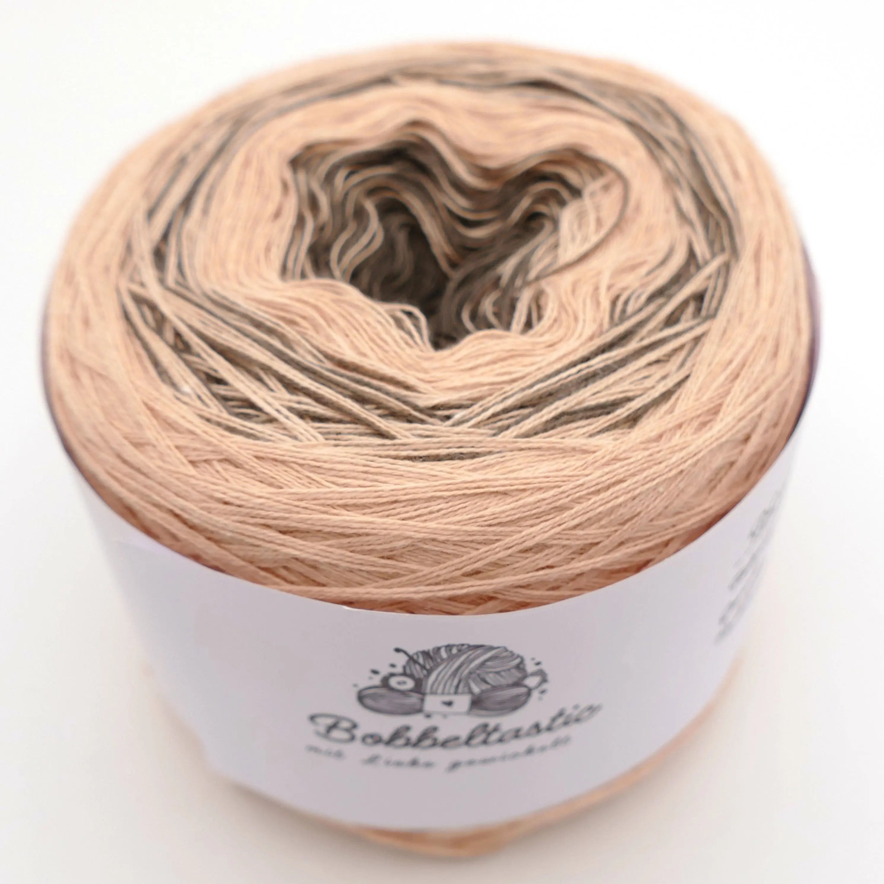 Bobbel Farbverlaufsgarn Pfirsichtee - Bobbeltastic
