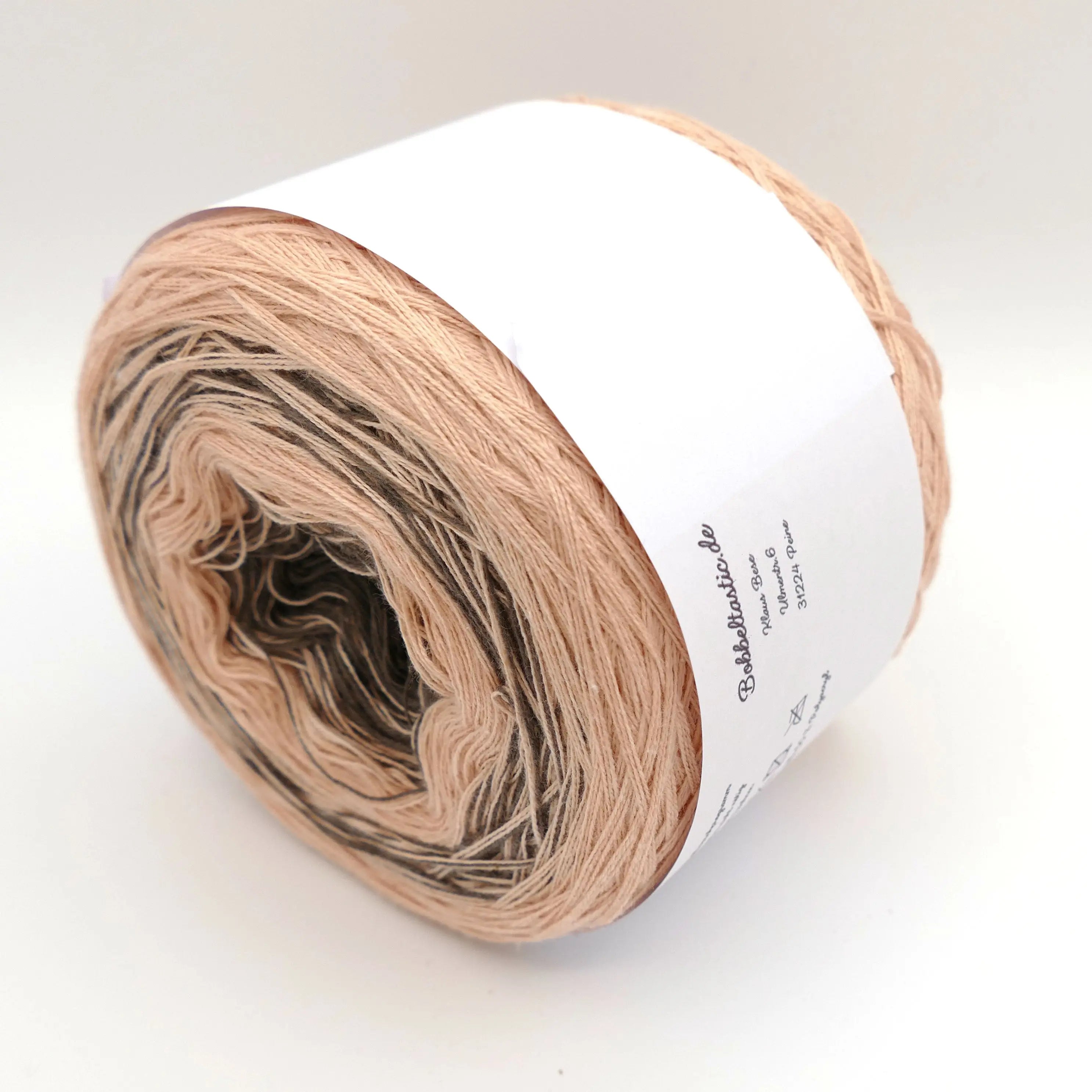Bobbel Farbverlaufsgarn Pfirsichtee - Bobbeltastic