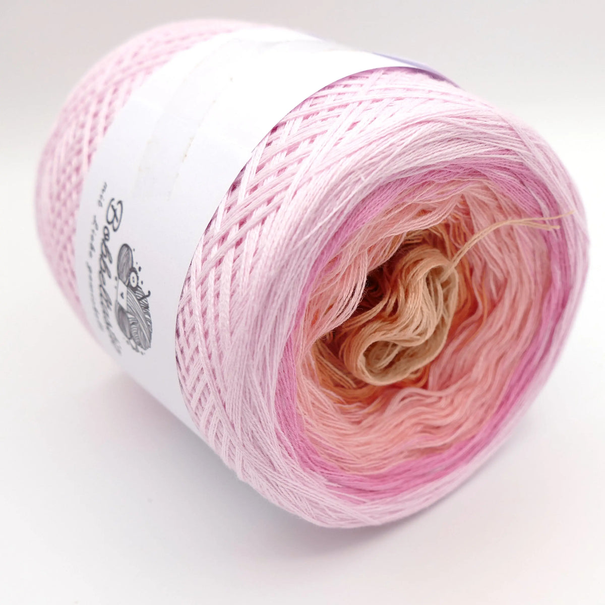 Bobbel Farbverlaufsgarn Rosy Quarz Bobbeltastic
