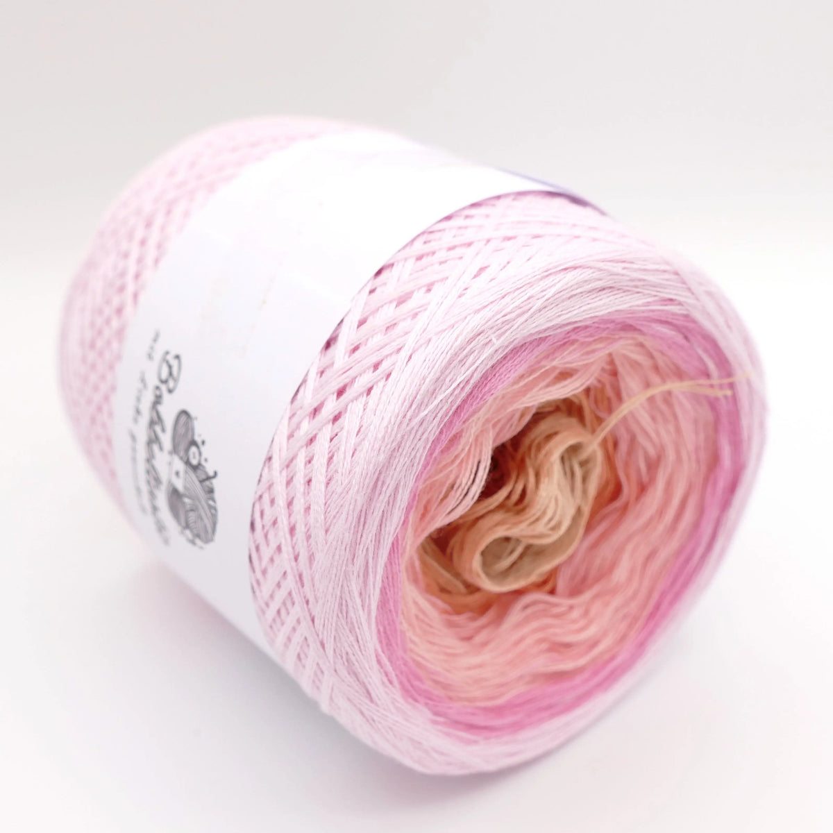 Bobbel Farbverlaufsgarn Rosy Quarz Bobbeltastic
