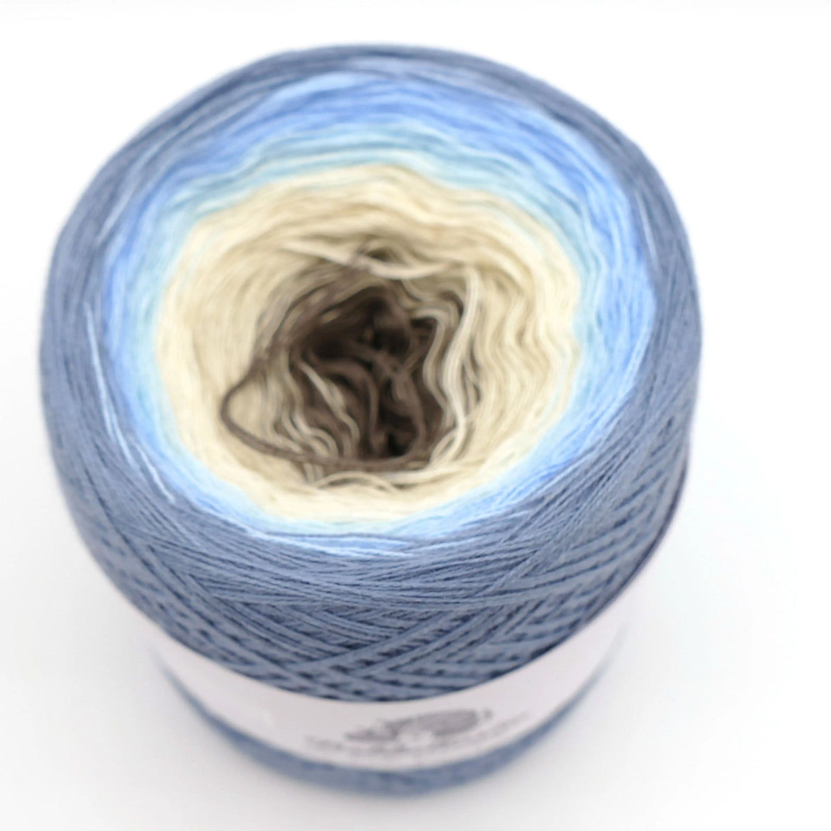 Bobbel Farbverlaufsgarn Taublue Bobbeltastic