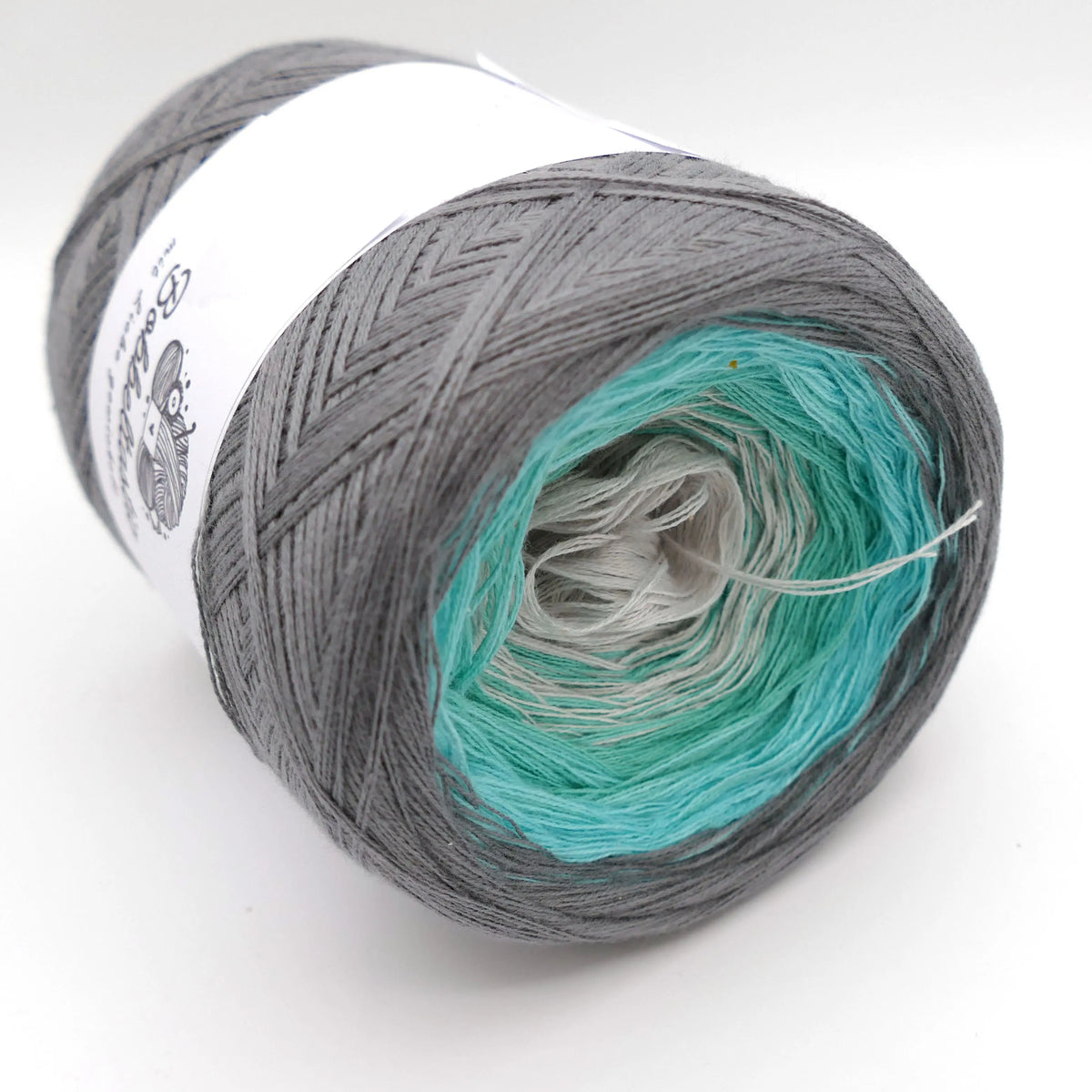 Bobbel Farbverlaufsgarn Silverquise Bobbeltastic