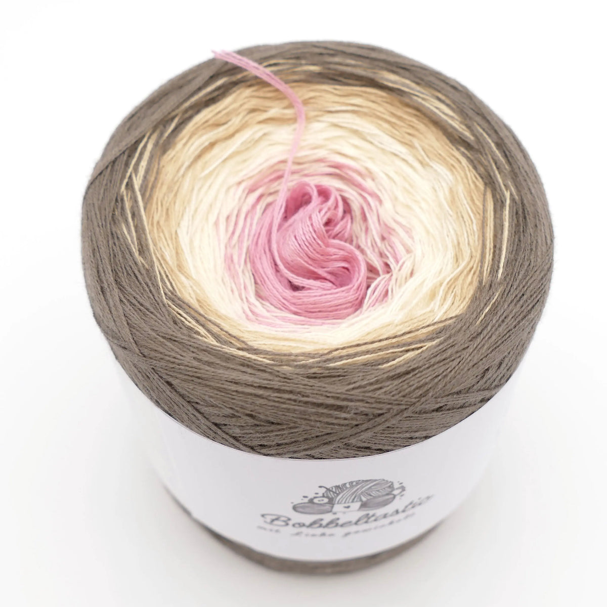 Bobbel Farbverlaufsgarn Taupeblush Bobbeltastic