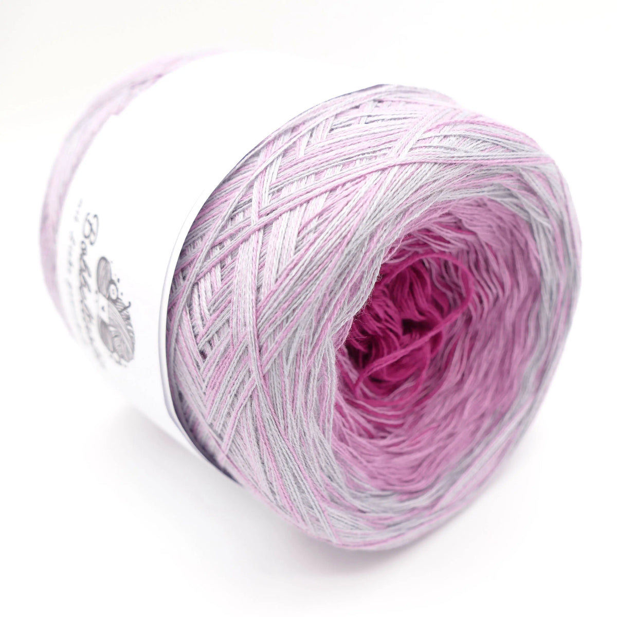Bobbel Farbverlaufsgarn Rasberry Slate Bobbeltastic