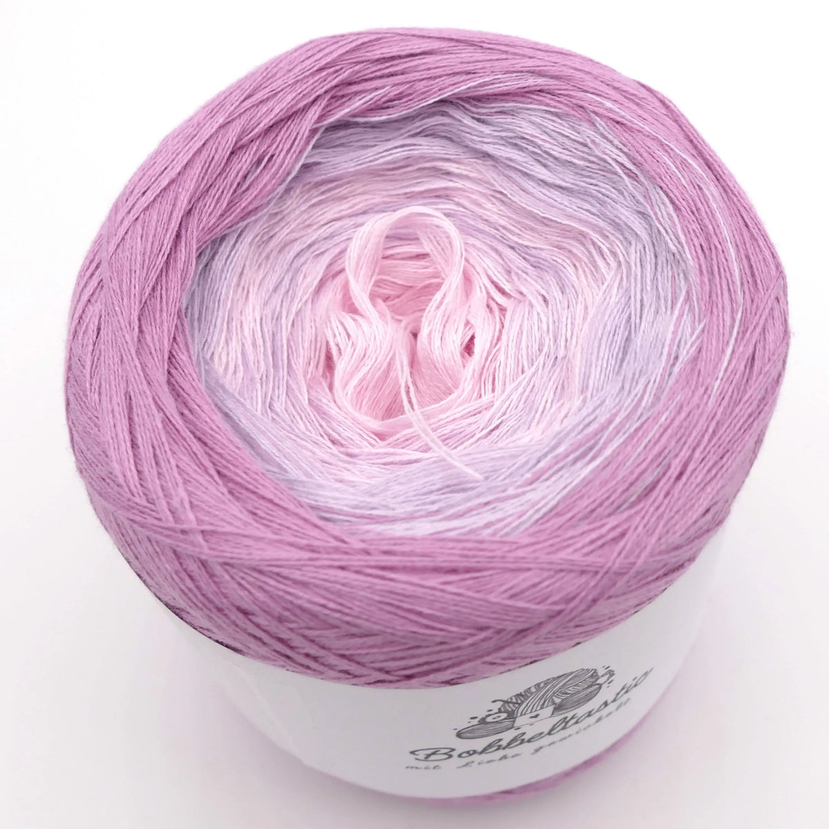 Bobbel Farbverlaufsgarn Amethystrose Bobbeltastic