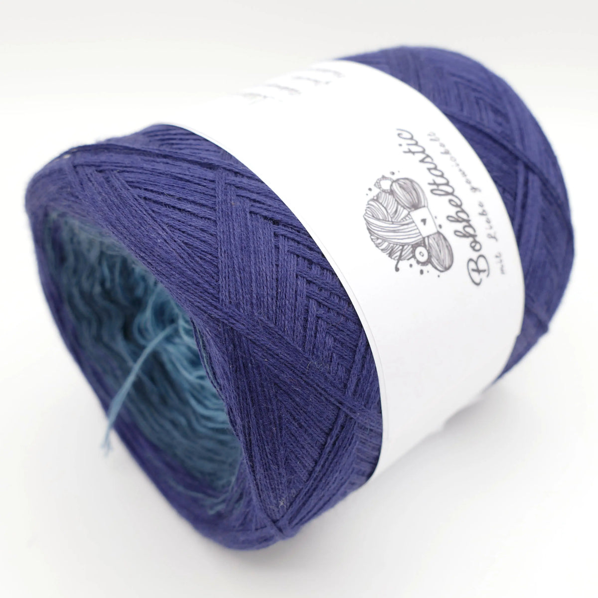 Bobbel Farbverlaufsgarn Marine Royal Bobbeltastic