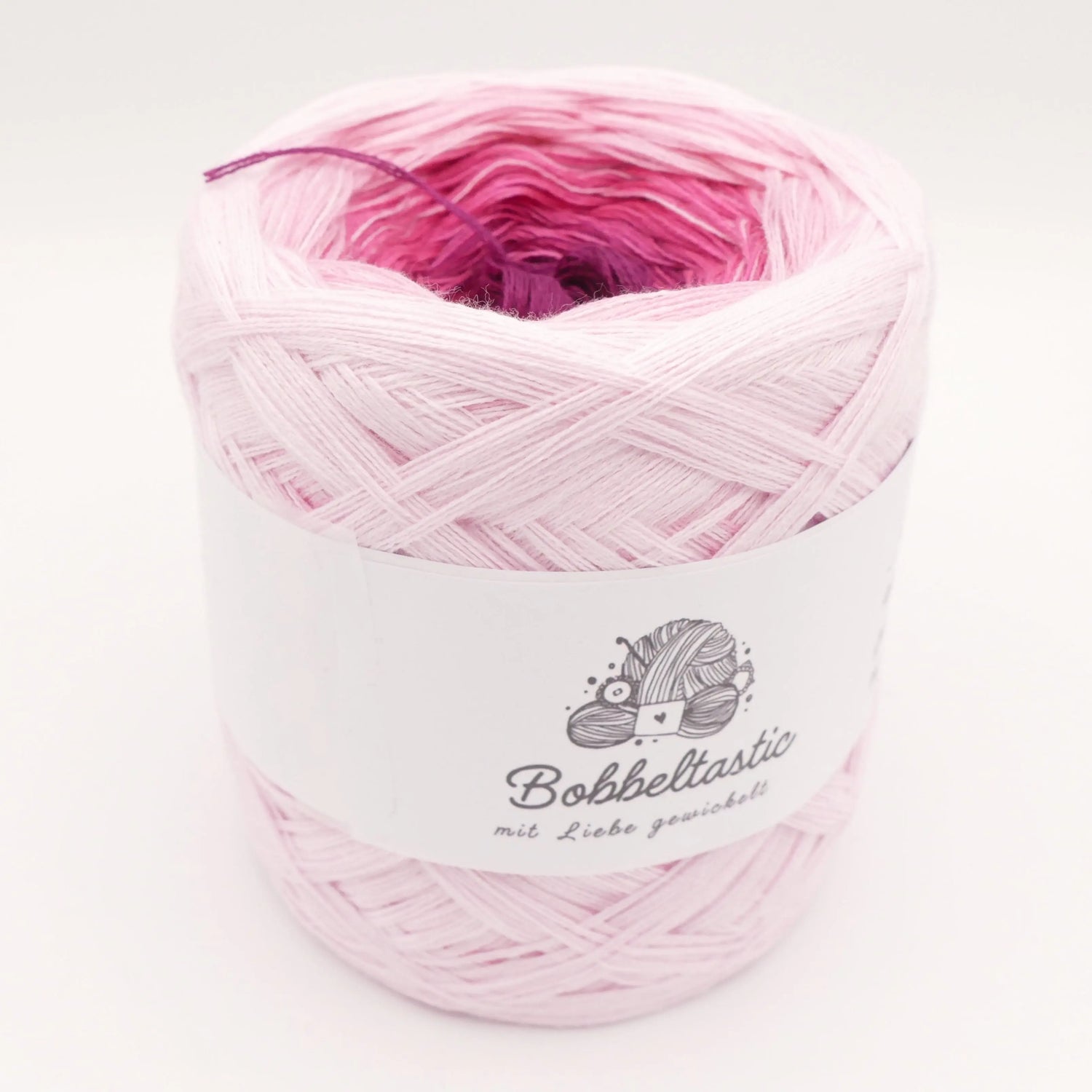 Bobbel Farbverlaufsgarn Rosa Fantasie Bobbeltastic
