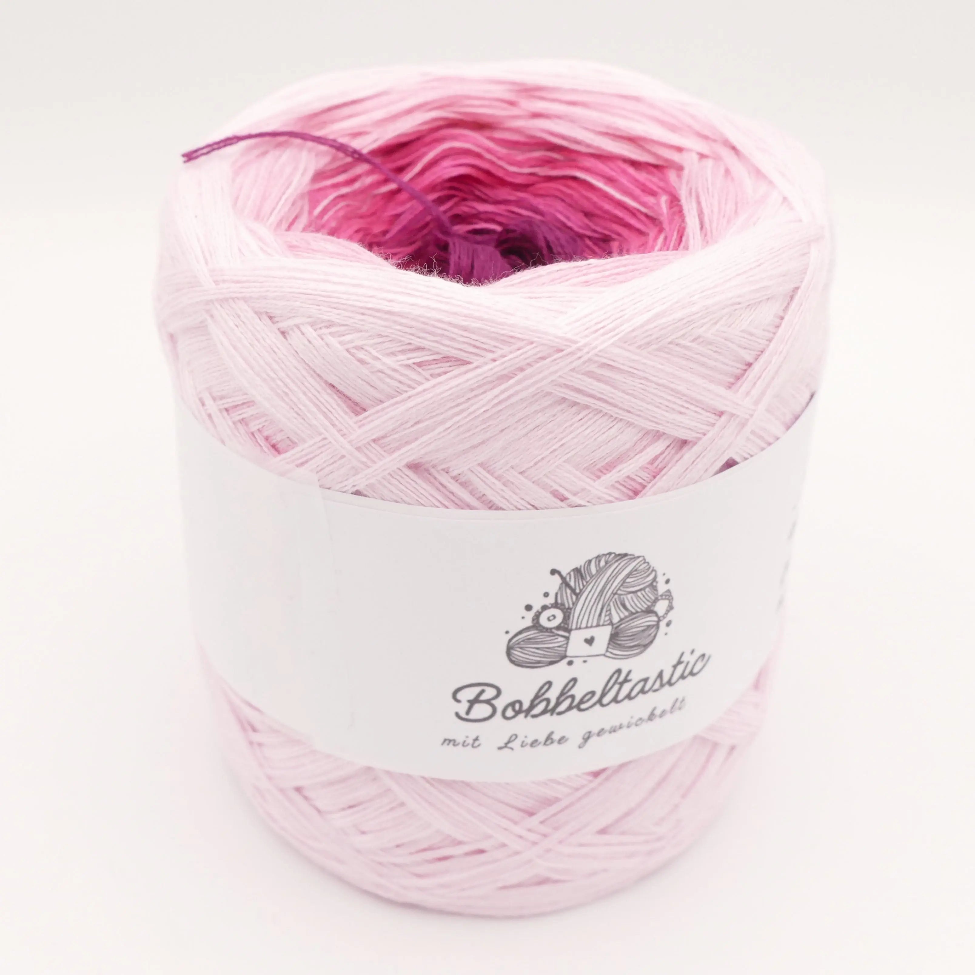 Bobbel Farbverlaufsgarn Rosa Fantasie Bobbeltastic