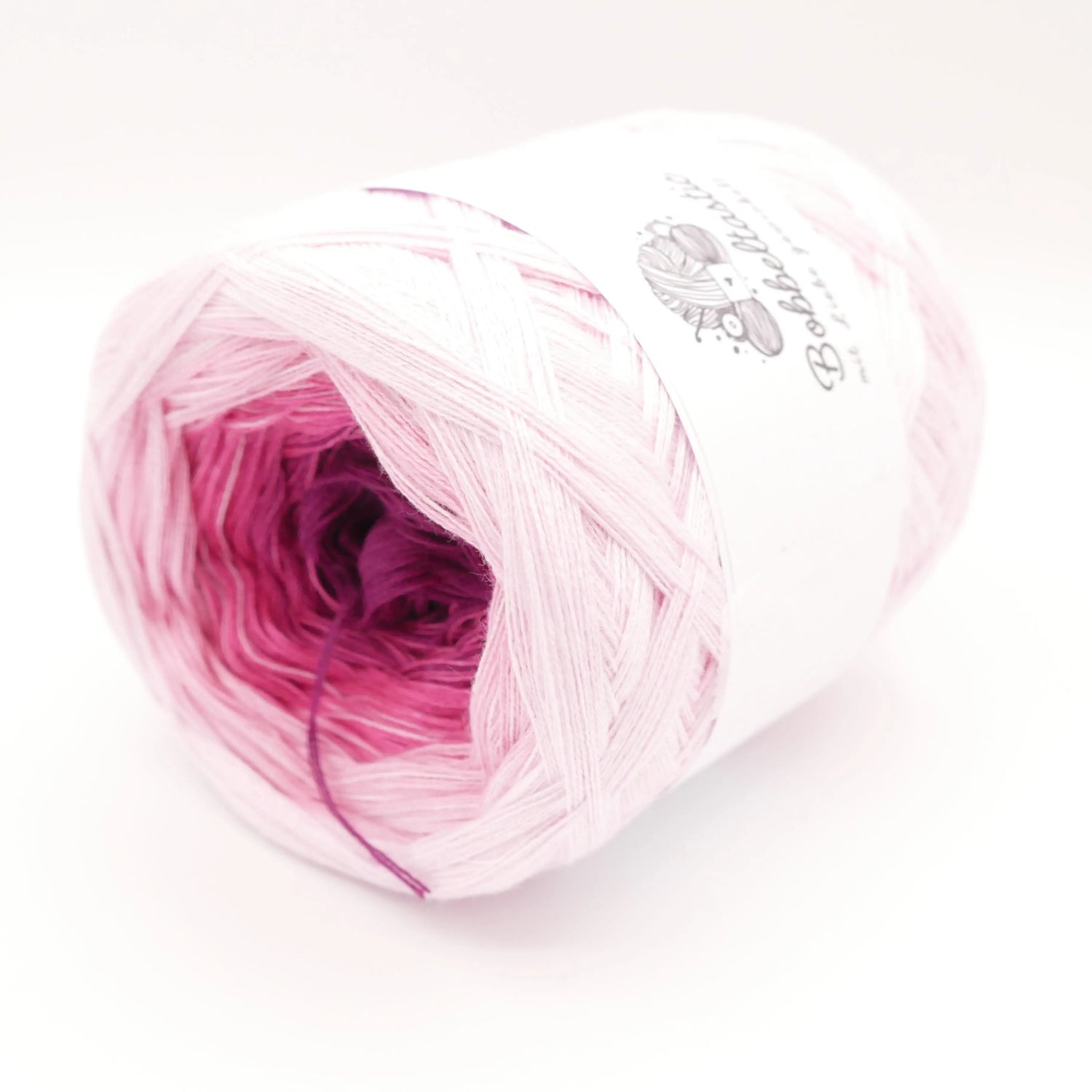 Bobbel Farbverlaufsgarn Rosa Fantasie Bobbeltastic