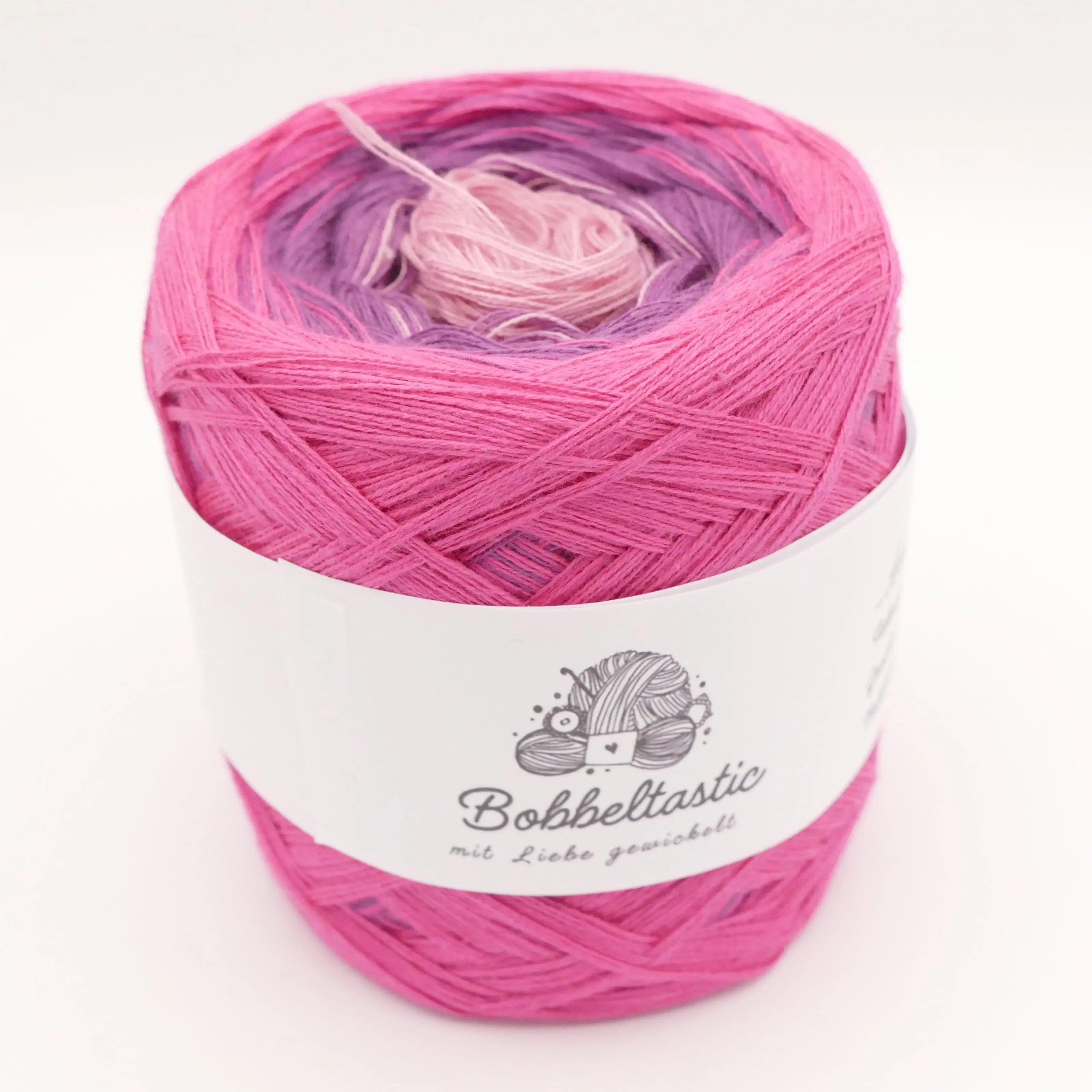 Bobbel Farbverlaufsgarn Anemonenflamme Bobbeltastic