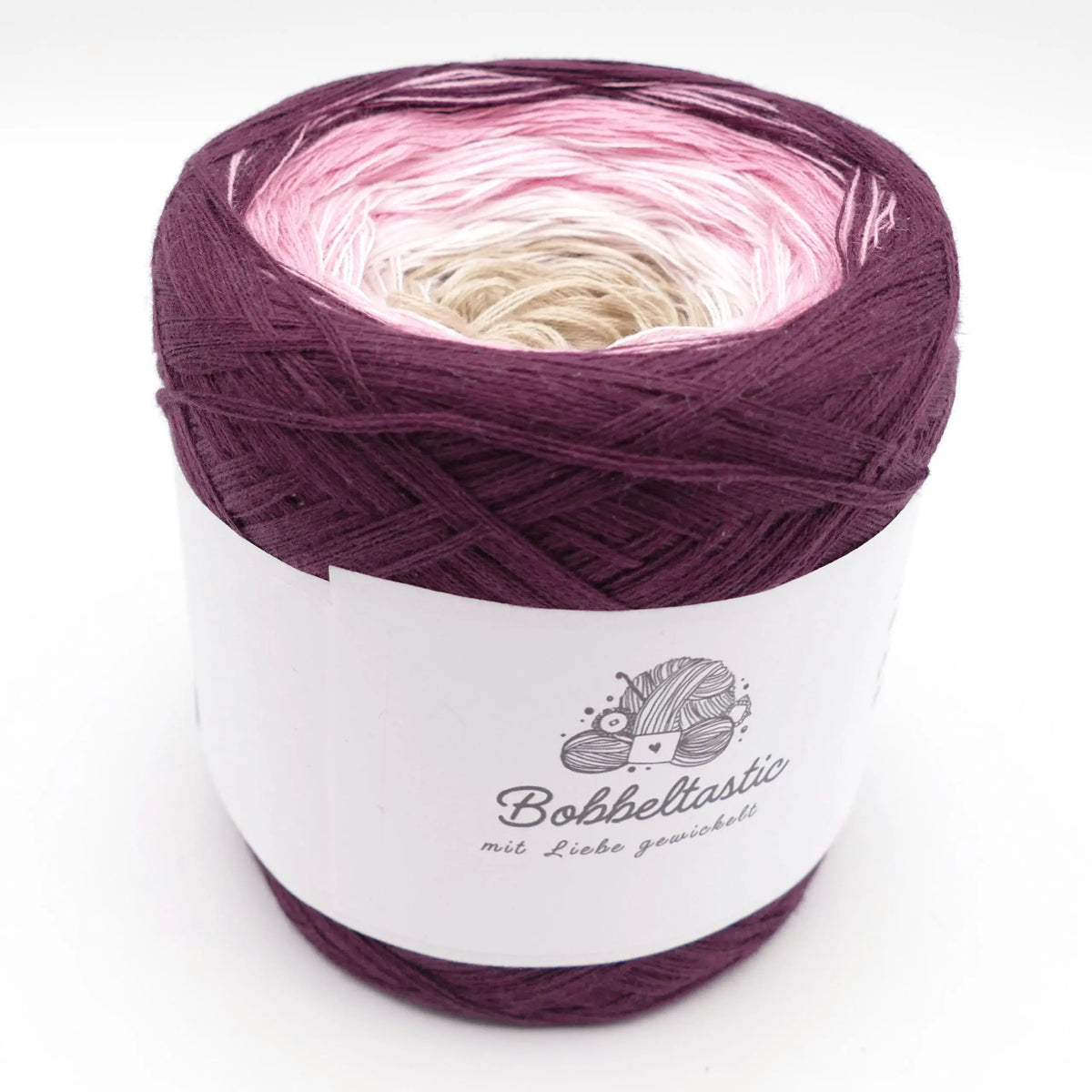 Bobbel Farbverlaufsgarn Chianti Rose - Bobbeltastic