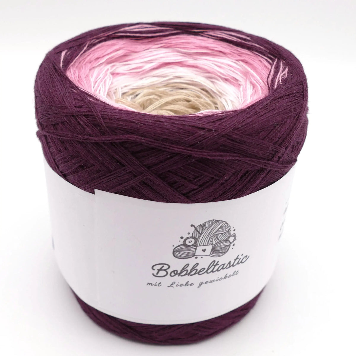 Bobbel Farbverlaufsgarn Chianti Rose - Bobbeltastic