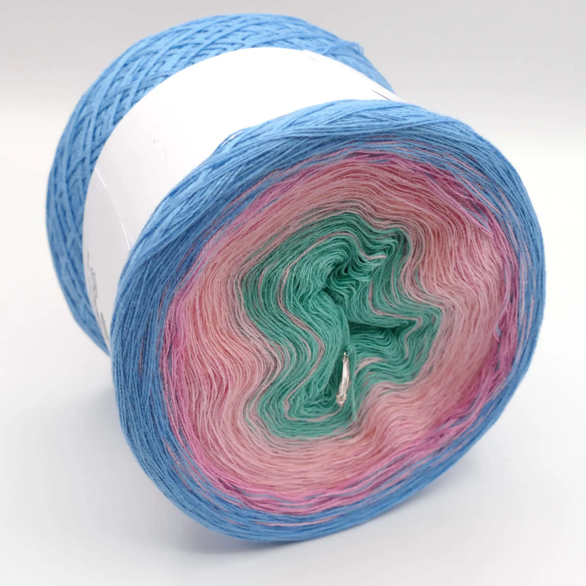 Bobbel Farbverlaufsgarn Saphir-Rose Bobbeltastic