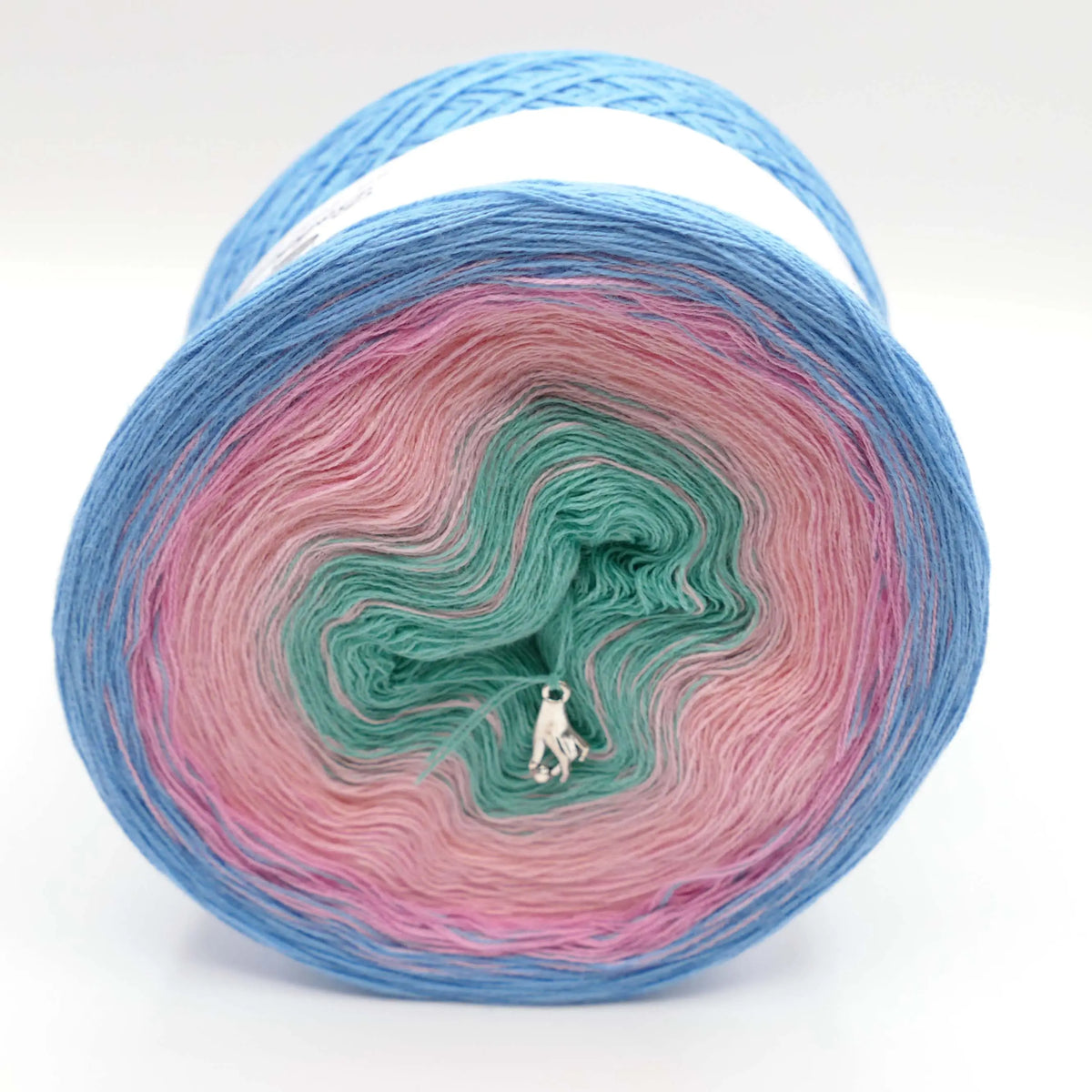 Bobbel Farbverlaufsgarn Saphir-Rose Bobbeltastic