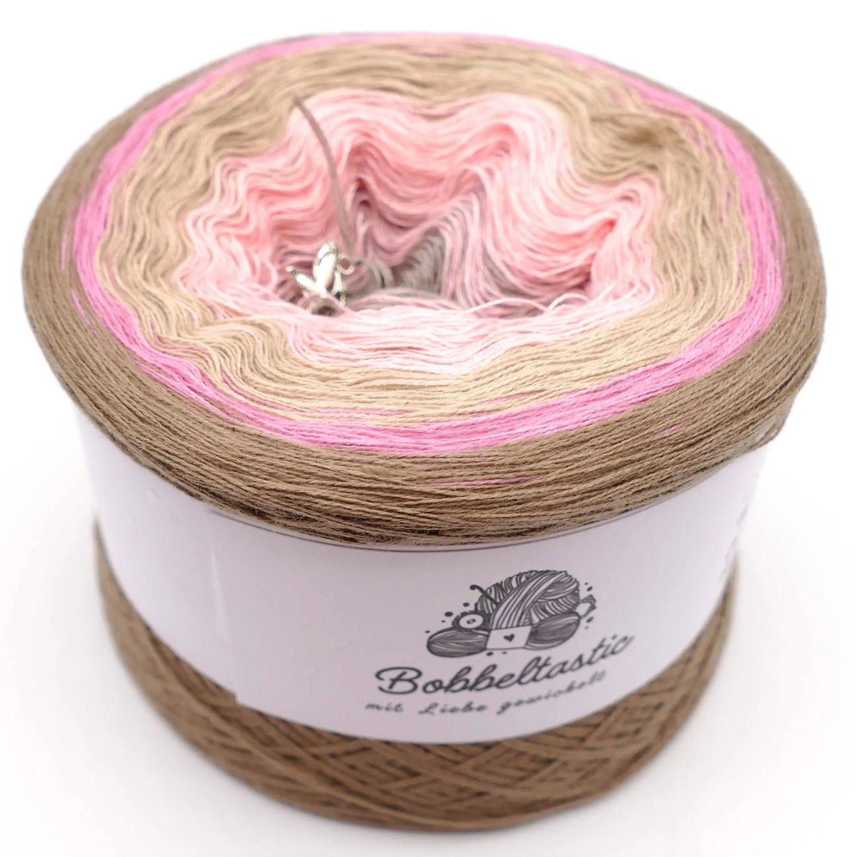 Bobbel Farbverlaufsgarn Sandrose Bobbeltastic