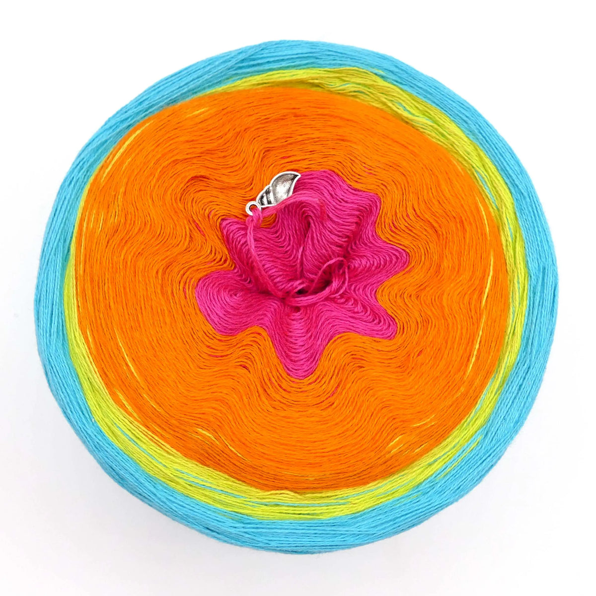 Bobbel Farbverlaufsgarn Kiwi-Splash Bobbeltastic