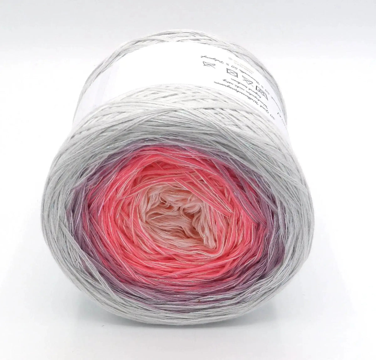 Bobbel Farbverlaufsgarn Pink Diamond 3-fädig 1,30Eur/100M Wolle Garn Bobbeltastic