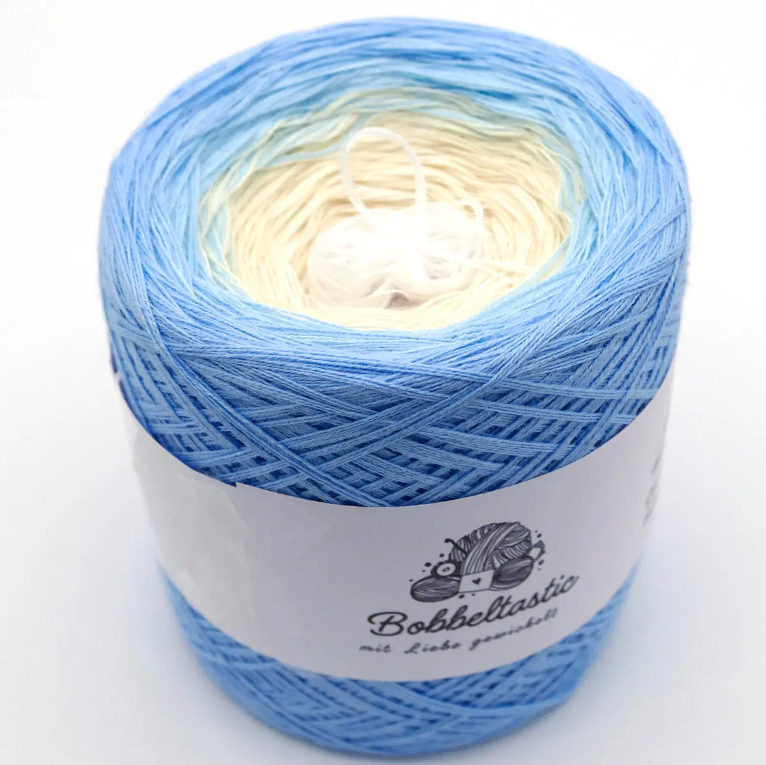 Bobbel Farbverlaufsgarn Gletschereis Bobbeltastic