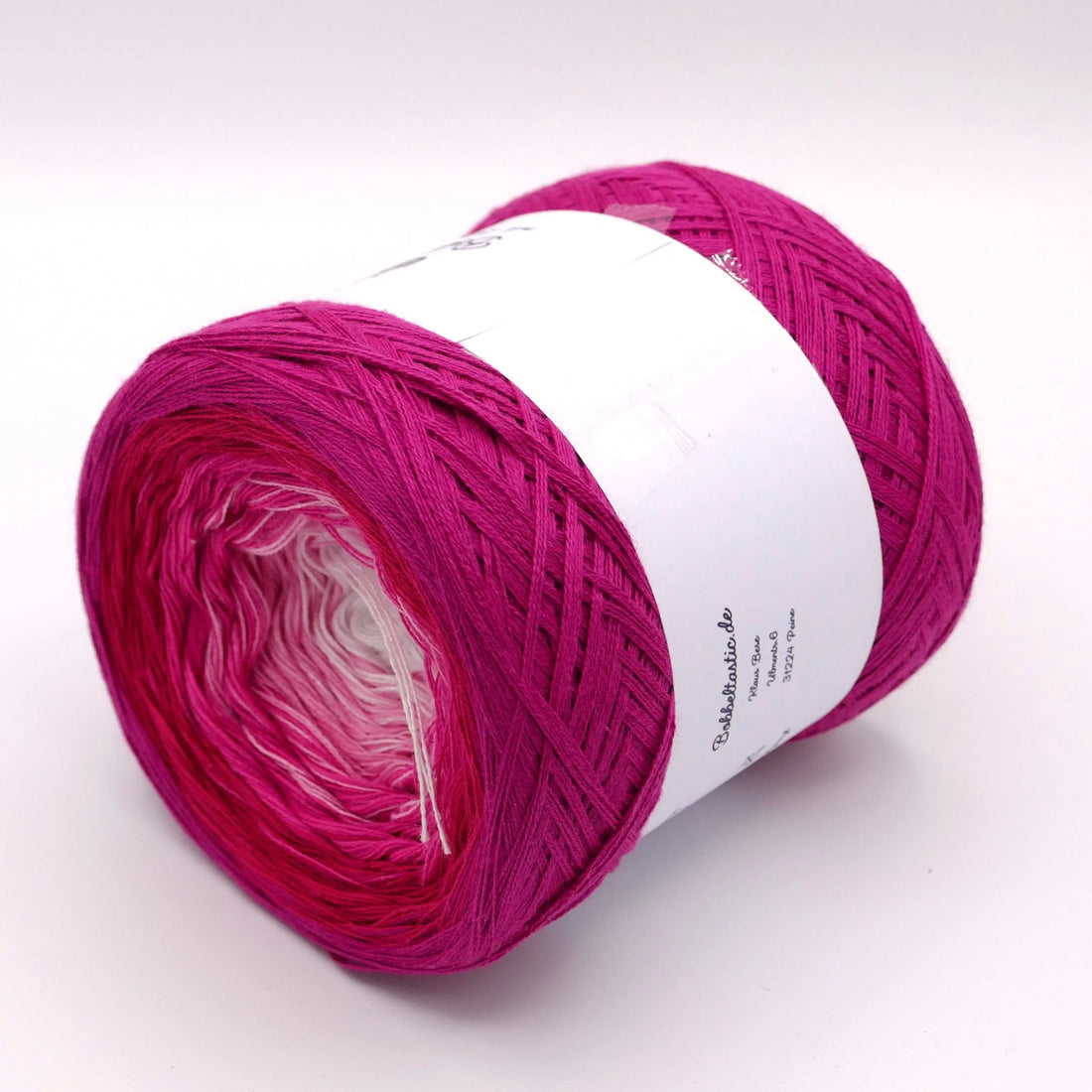 Bobbel Farbverlaufsgarn Ombre Pink Bobbeltastic