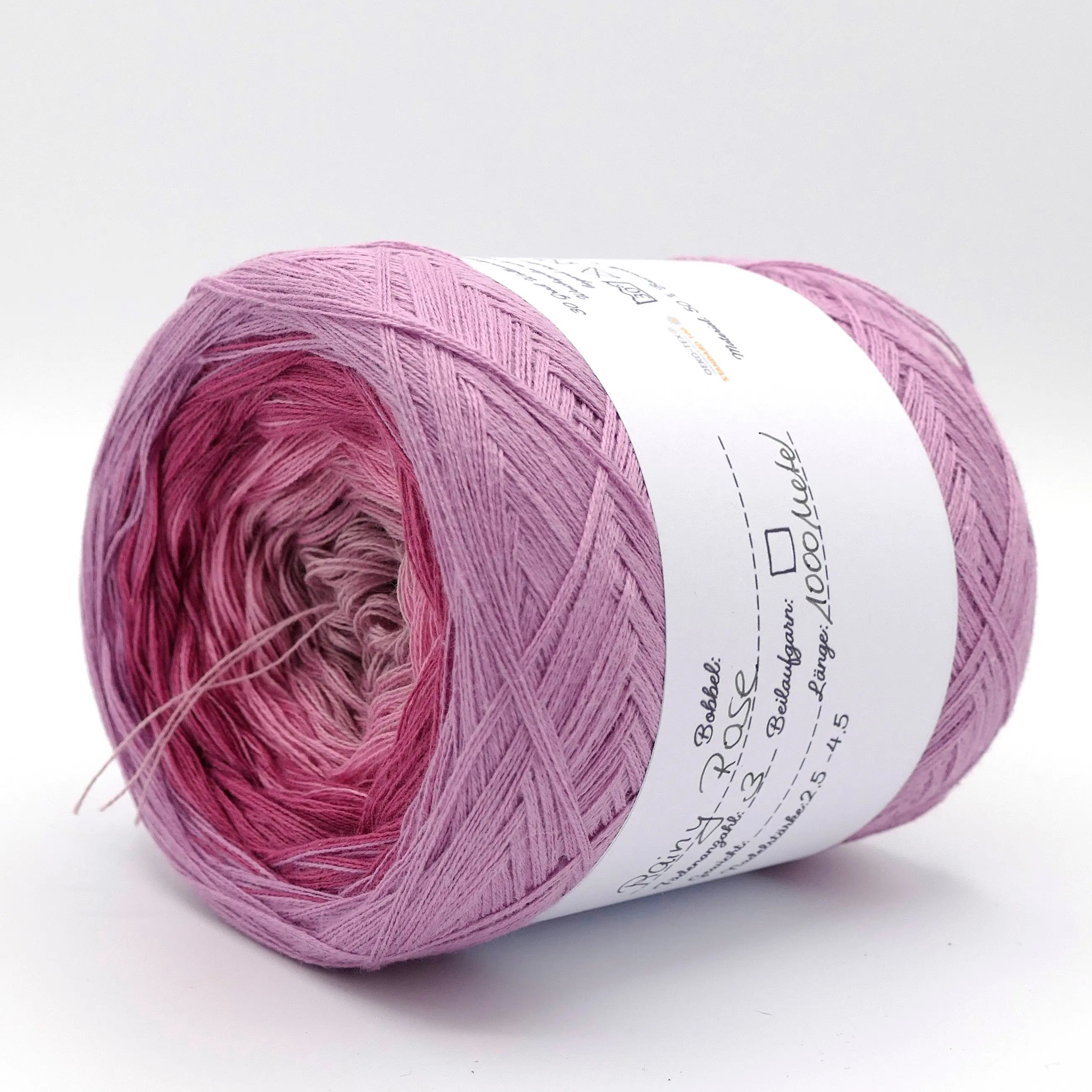 Bobbel Farbverlaufsgarn Rainy Rose Bobbeltastic