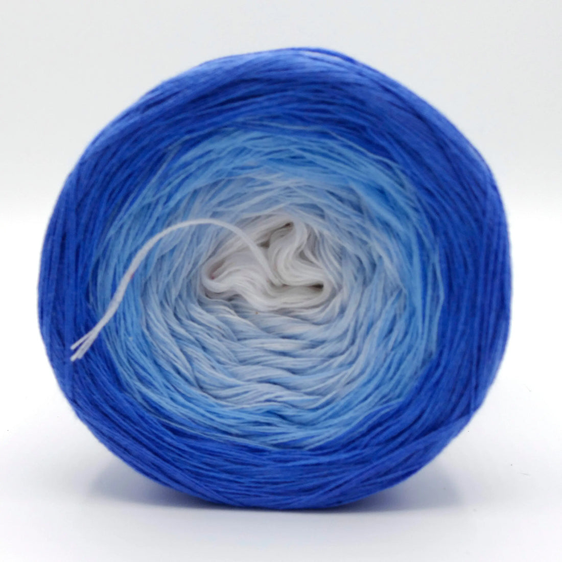 Bobbel Farbverlaufsgarn Ombre Hellblau Bobbeltastic