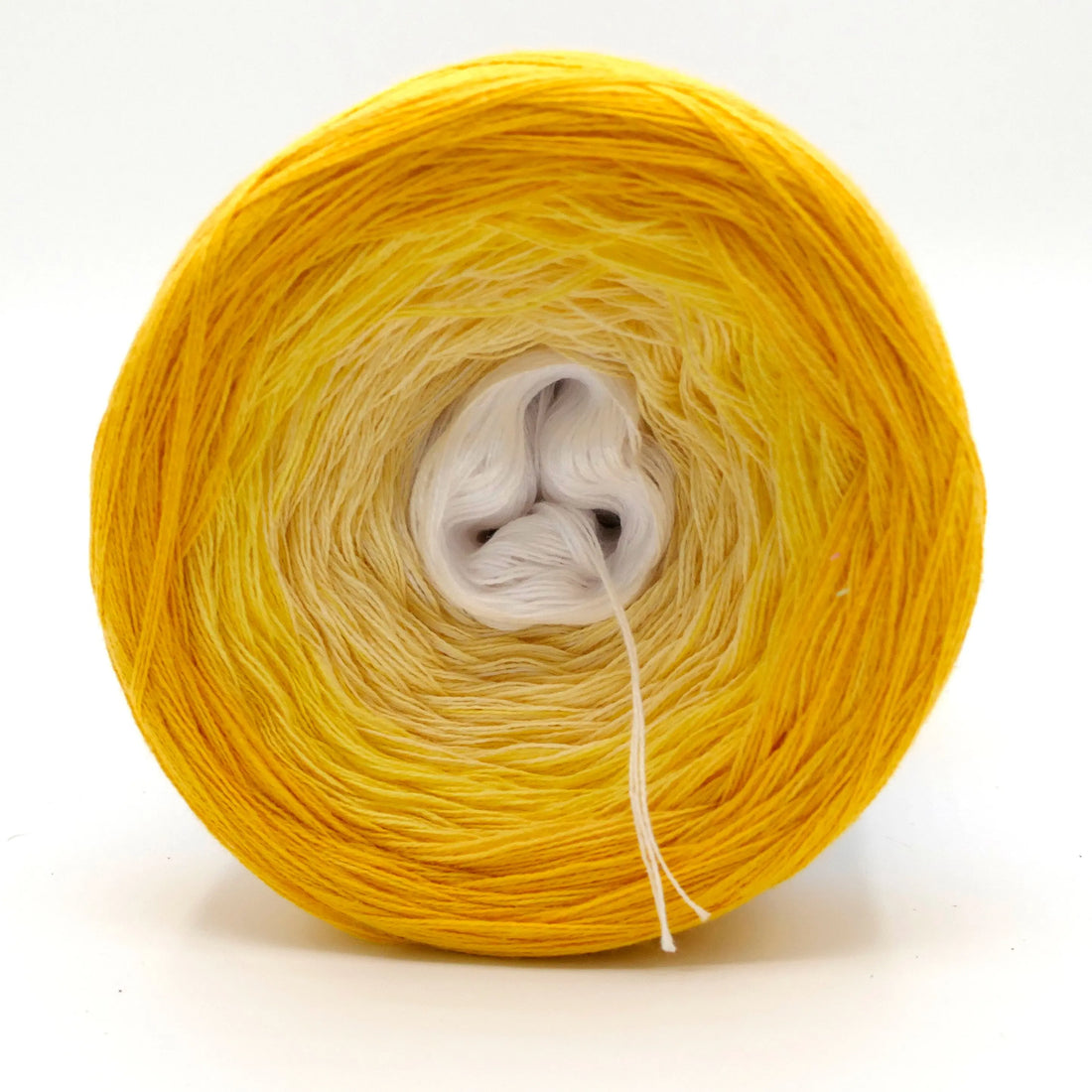 Bobbel Farbverlaufsgarn Ombre Gelb Bobbeltastic